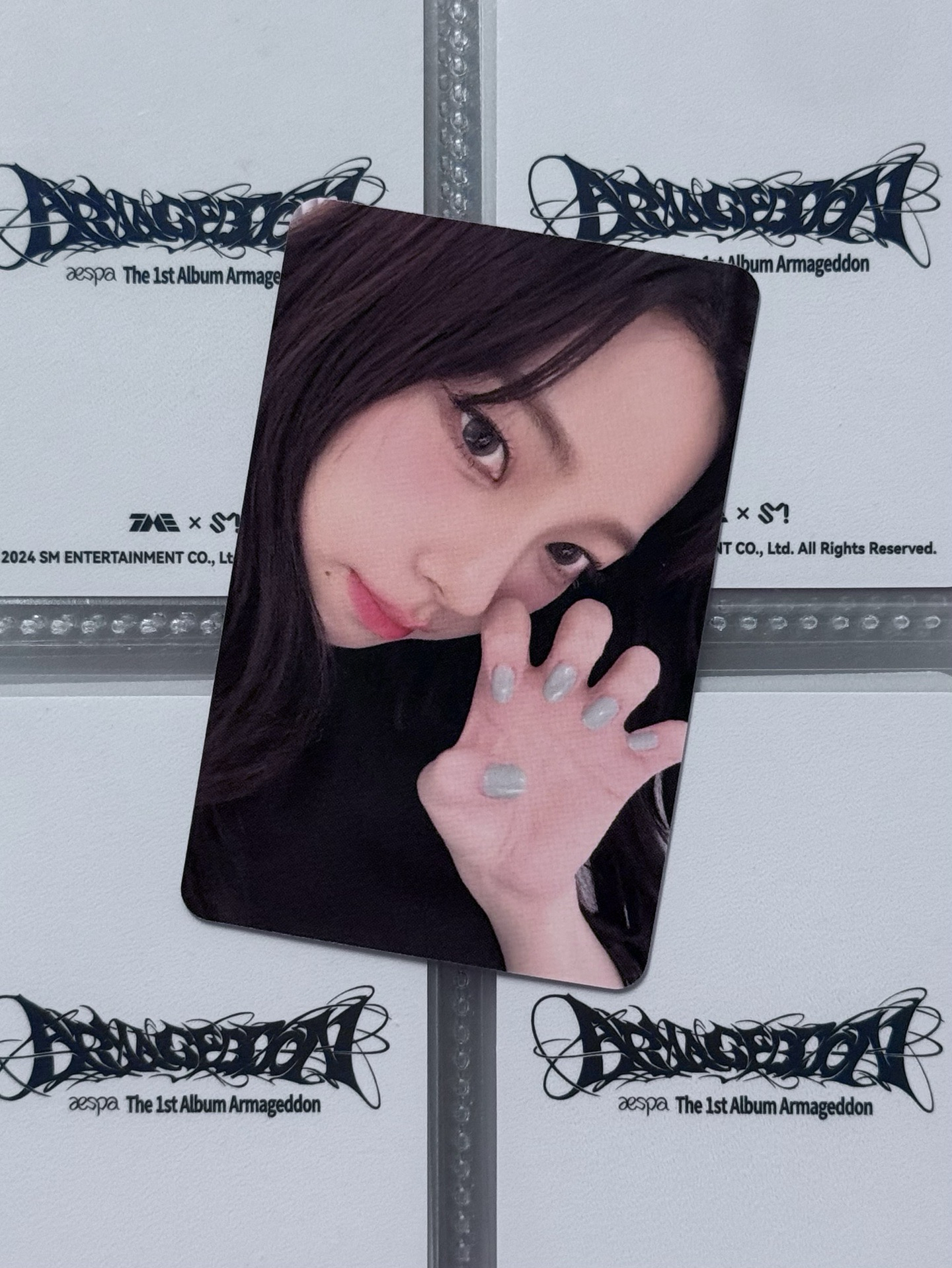 KARINA SR簽售卡 中文卡背