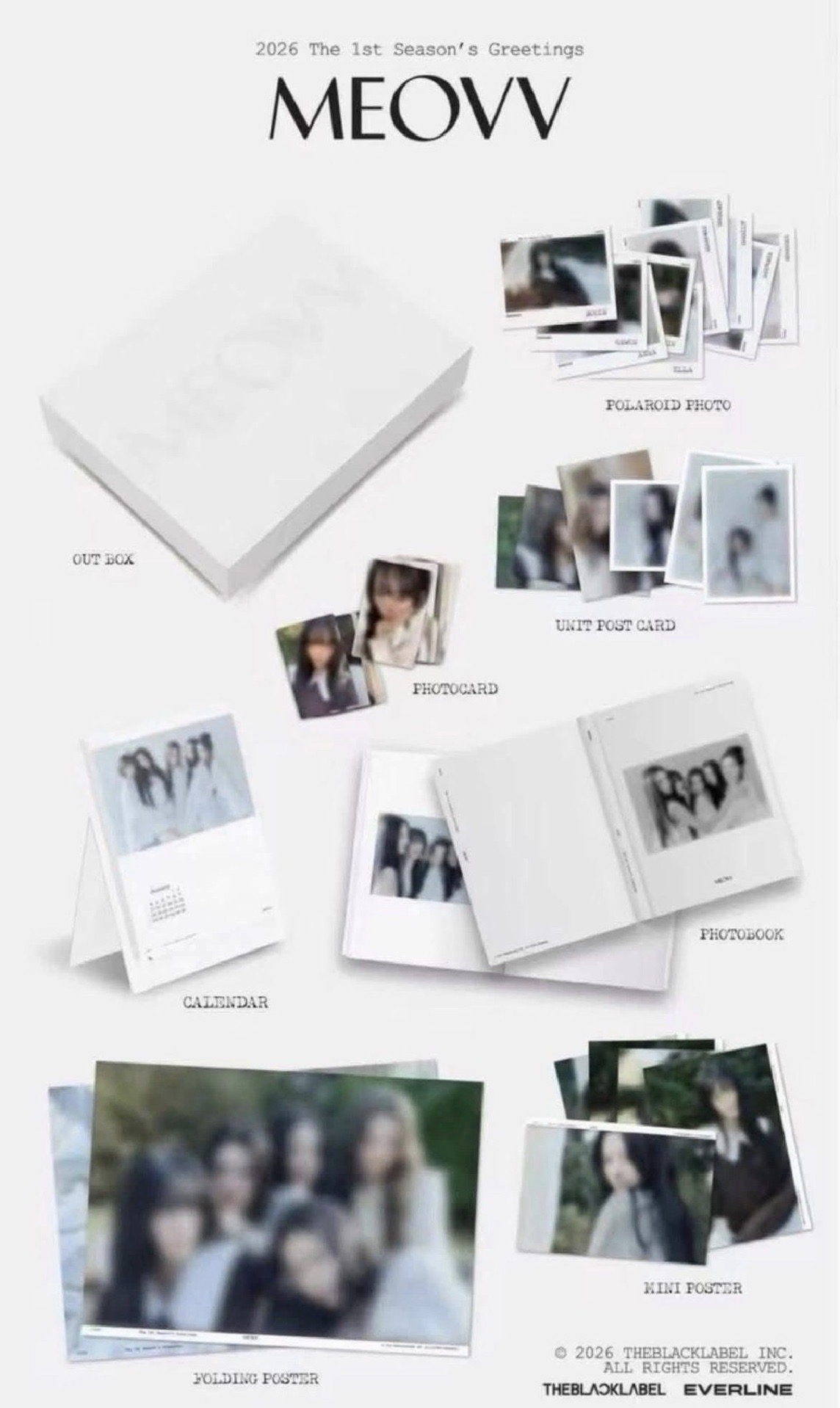 MEOVV 2026年曆 EL 通路特典