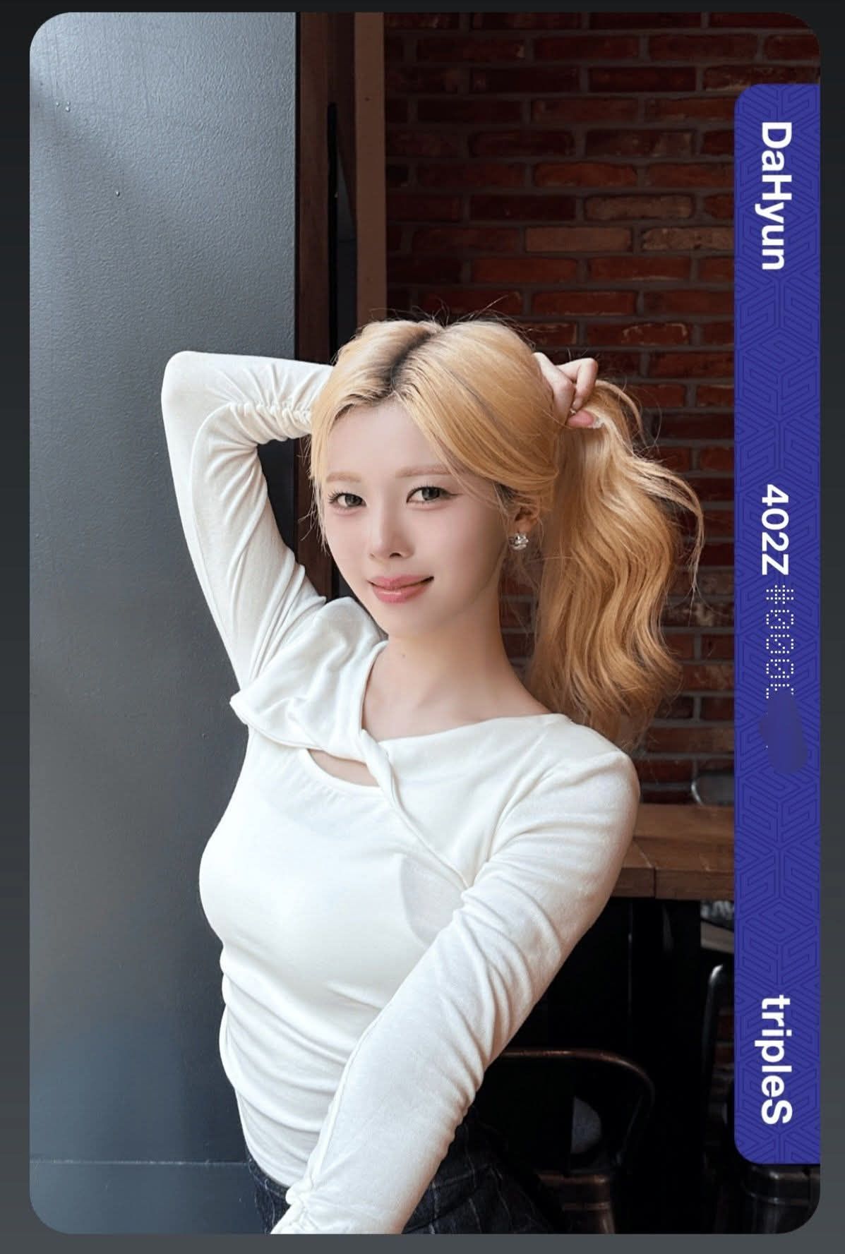 tripleS Dahyun 多賢 BB402 PCO 電子卡