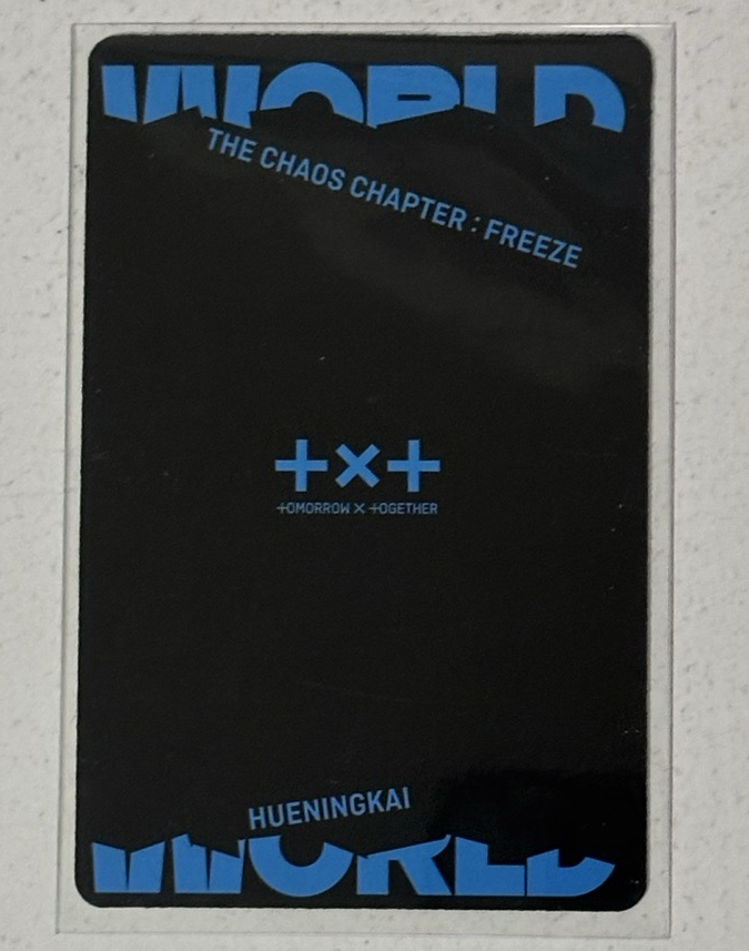 正二 專輯卡 YOU版 SOOBIN+WORLD版HUENINGKAI