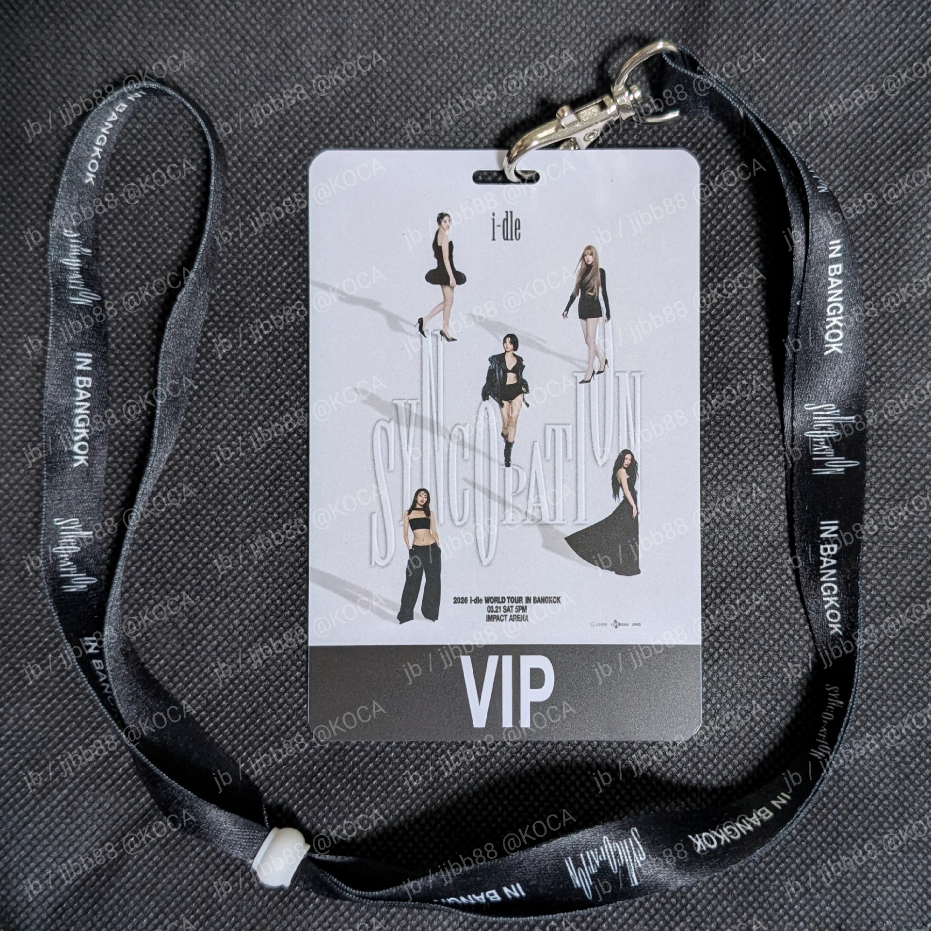 泰國曼谷場 VIP入場禮掛牌