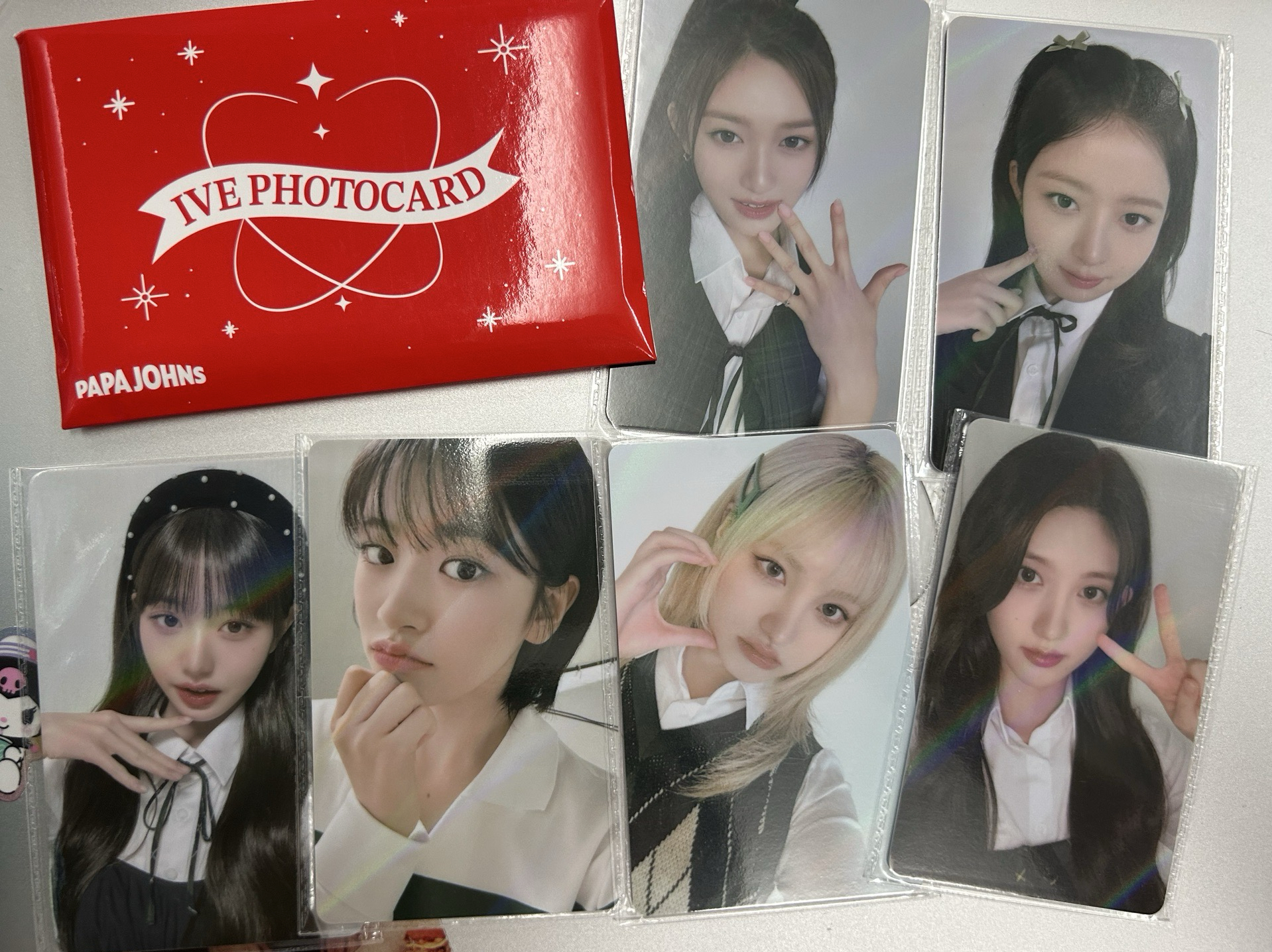 IVE pizza卡6.0全員未拆