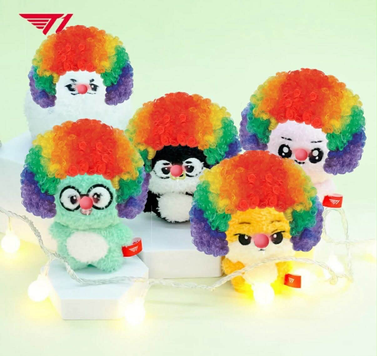 萬踢的五位 愚人節限定 T1 other friends潦草娃一套