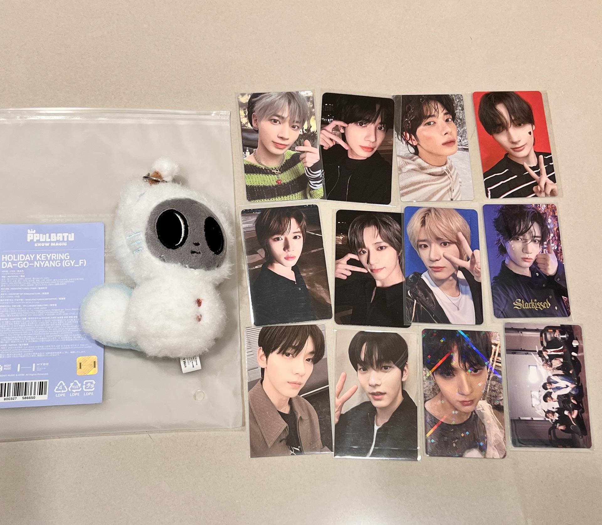 TXT 雪人松喵 姜太顯娃娃