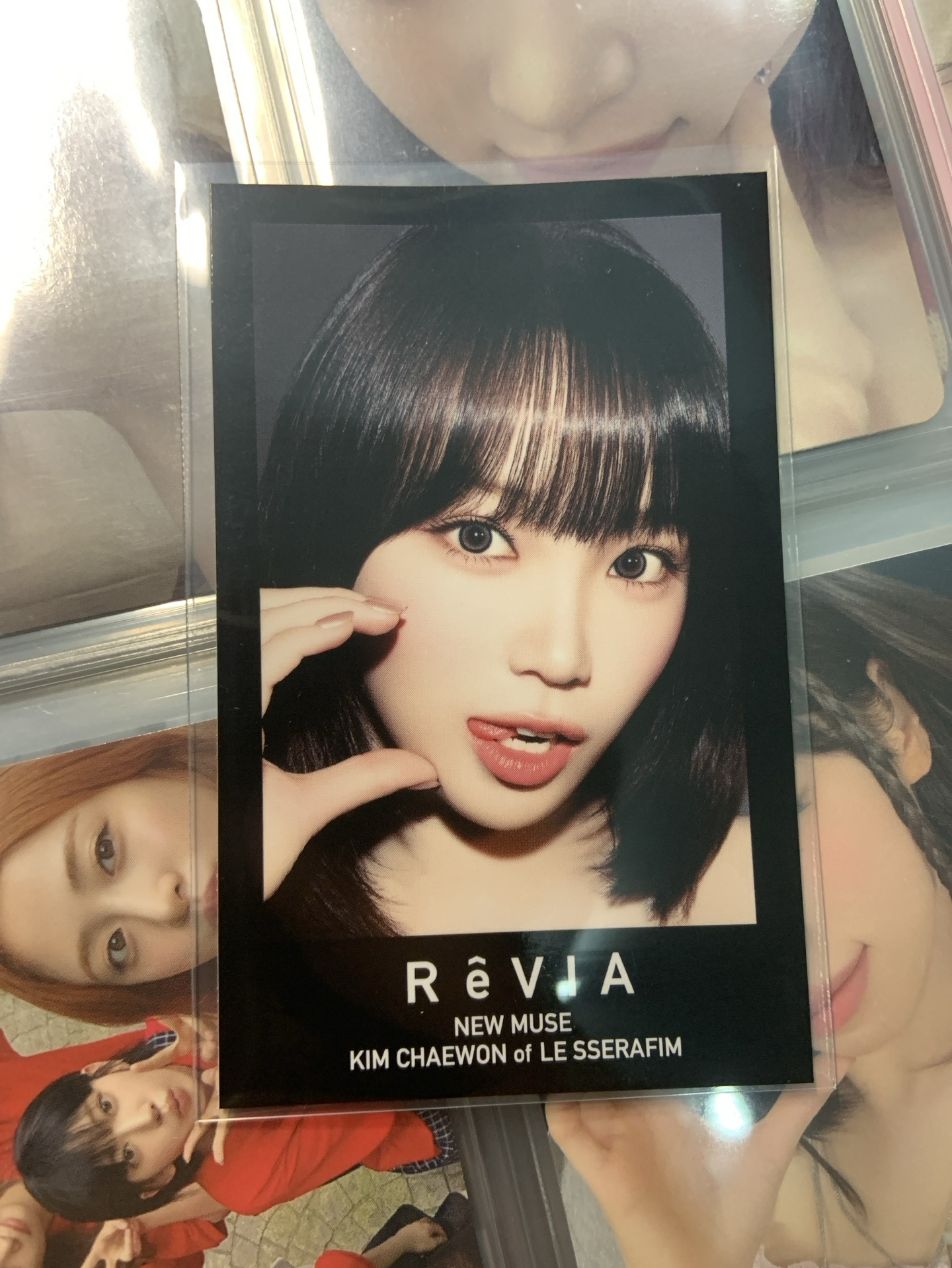 RêVIA 隱眼代言貼紙卡