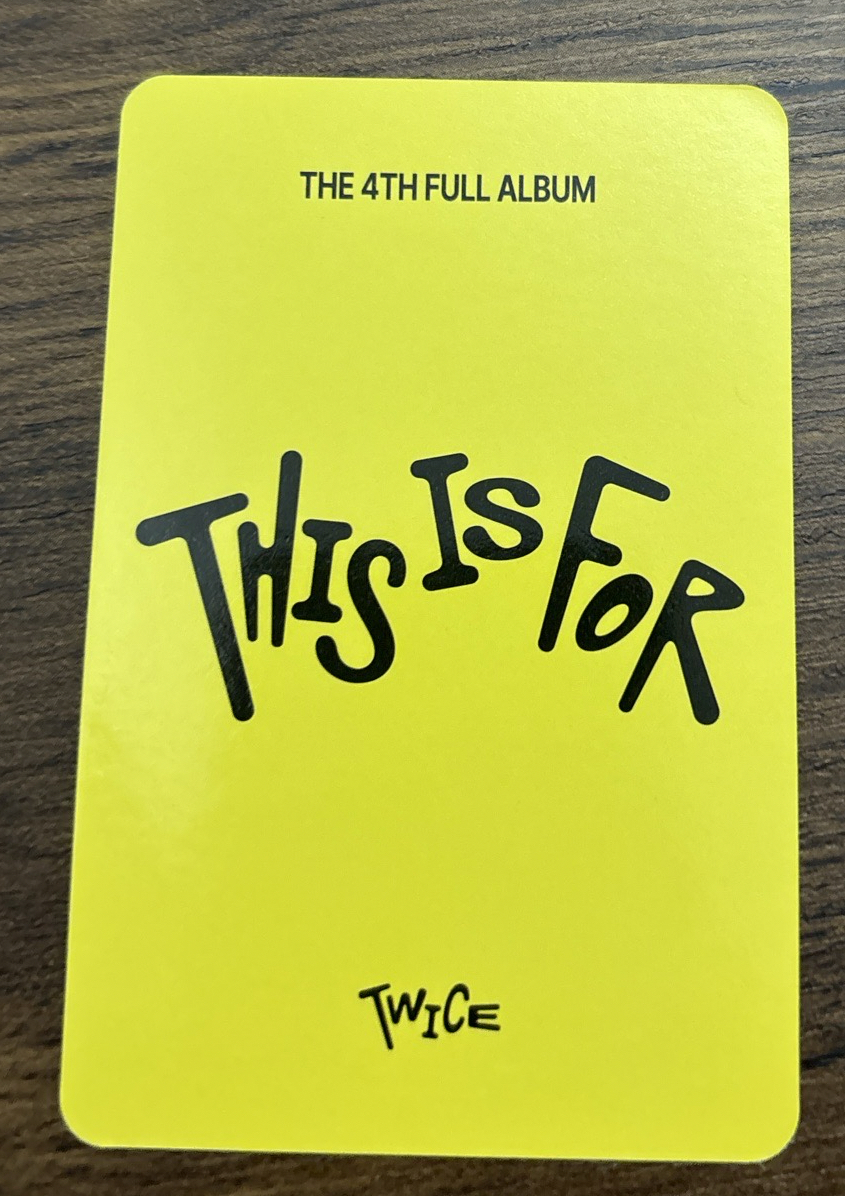 MISAMO 紗紗東蛋遊戲卡💜