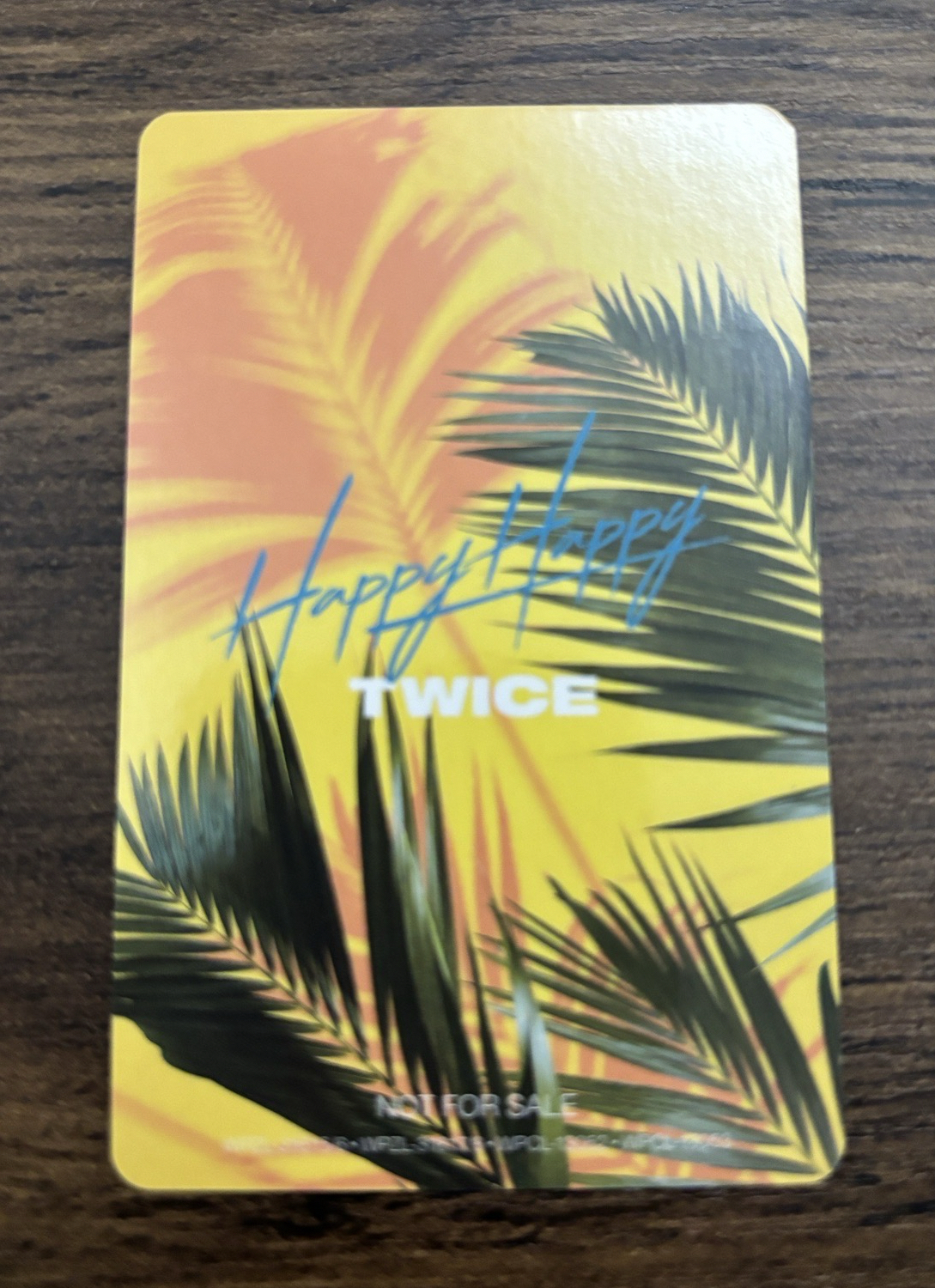 紗  HAPPY HAPPY 擊掌卡💜