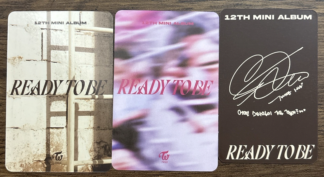 紗紗 READY TO BE 小卡區💜