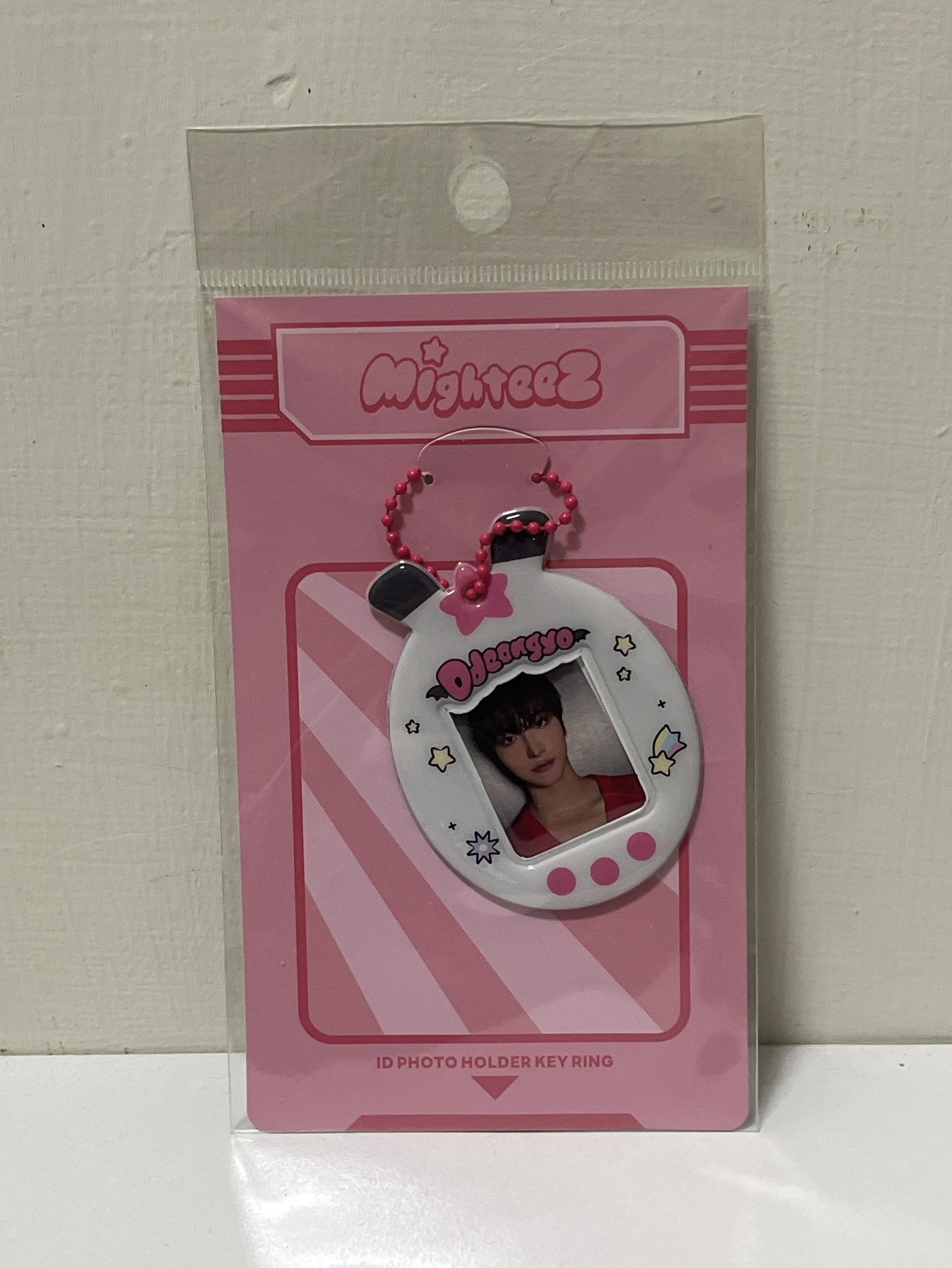 MIGHTEEZ 鑰匙圈吊飾 ID PHOTO CARD HOLDER KEYRING 朴星化