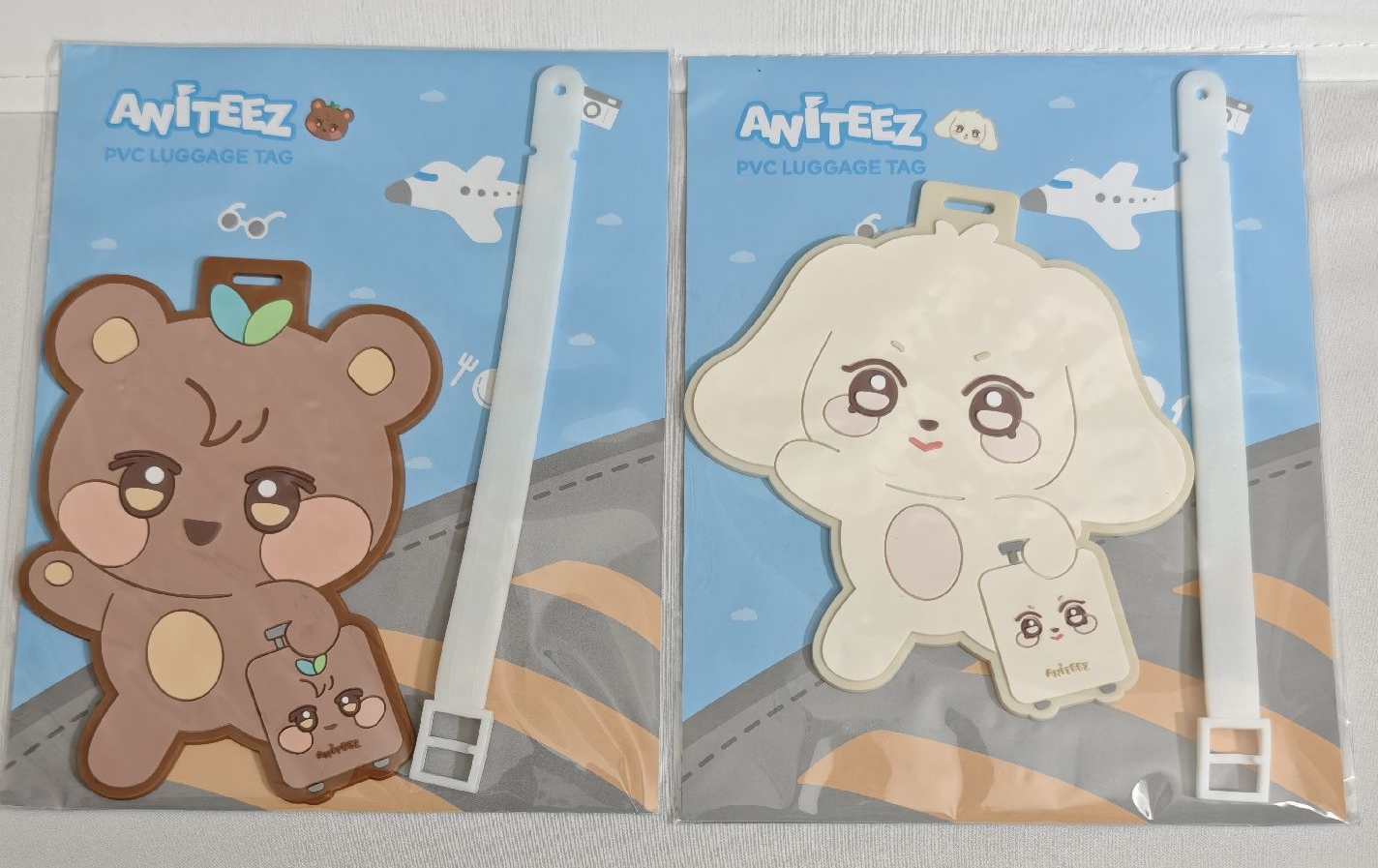 ANITEEZ🐻行李吊牌🌼鍾+尚 含卡