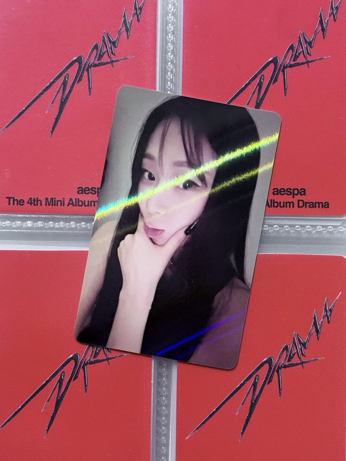 GISELLE KMS特典卡 中文卡背