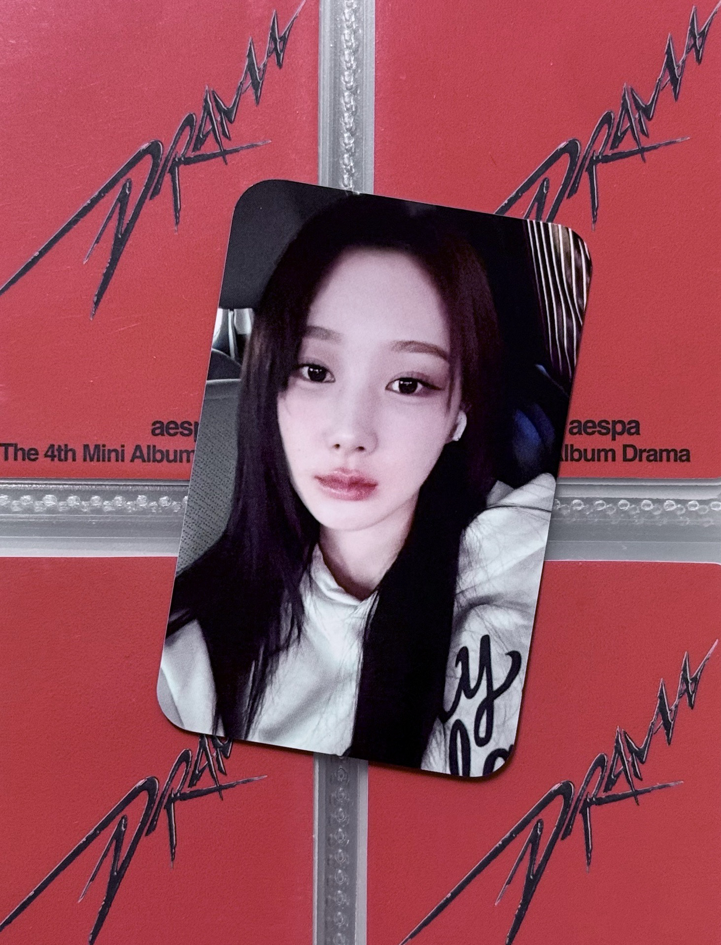 GISELLE 愛豆驛站簽售卡 中文卡背