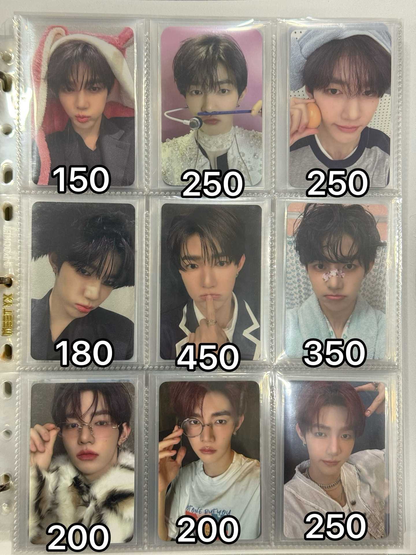 ZEROBASEONE 章昊 盤 專卡/特典卡/幸運卡/週邊卡