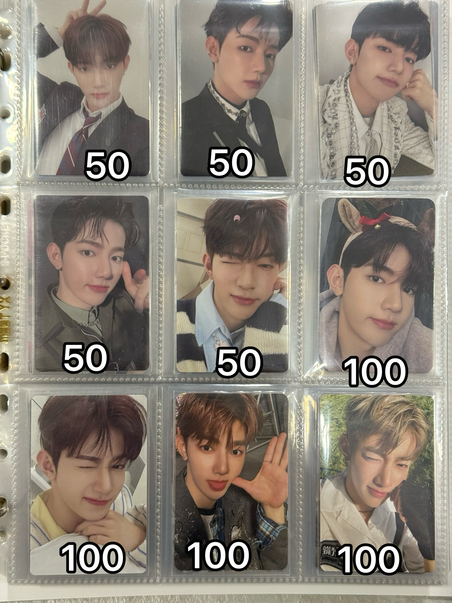 ZEROBASEONE 章昊 盤 專卡/特典卡/幸運卡/週邊卡