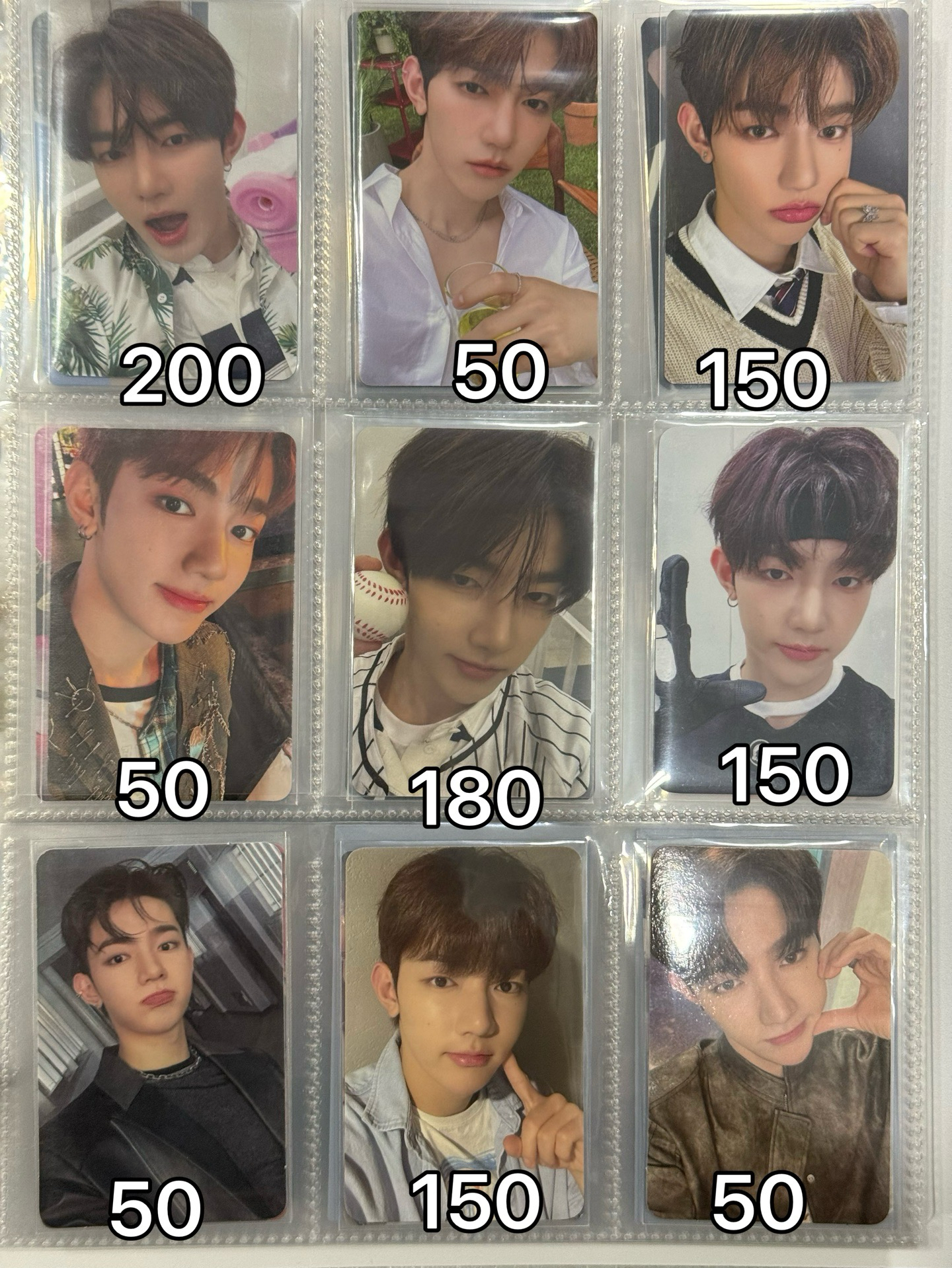 ZEROBASEONE 章昊 盤 專卡/特典卡/幸運卡/週邊卡