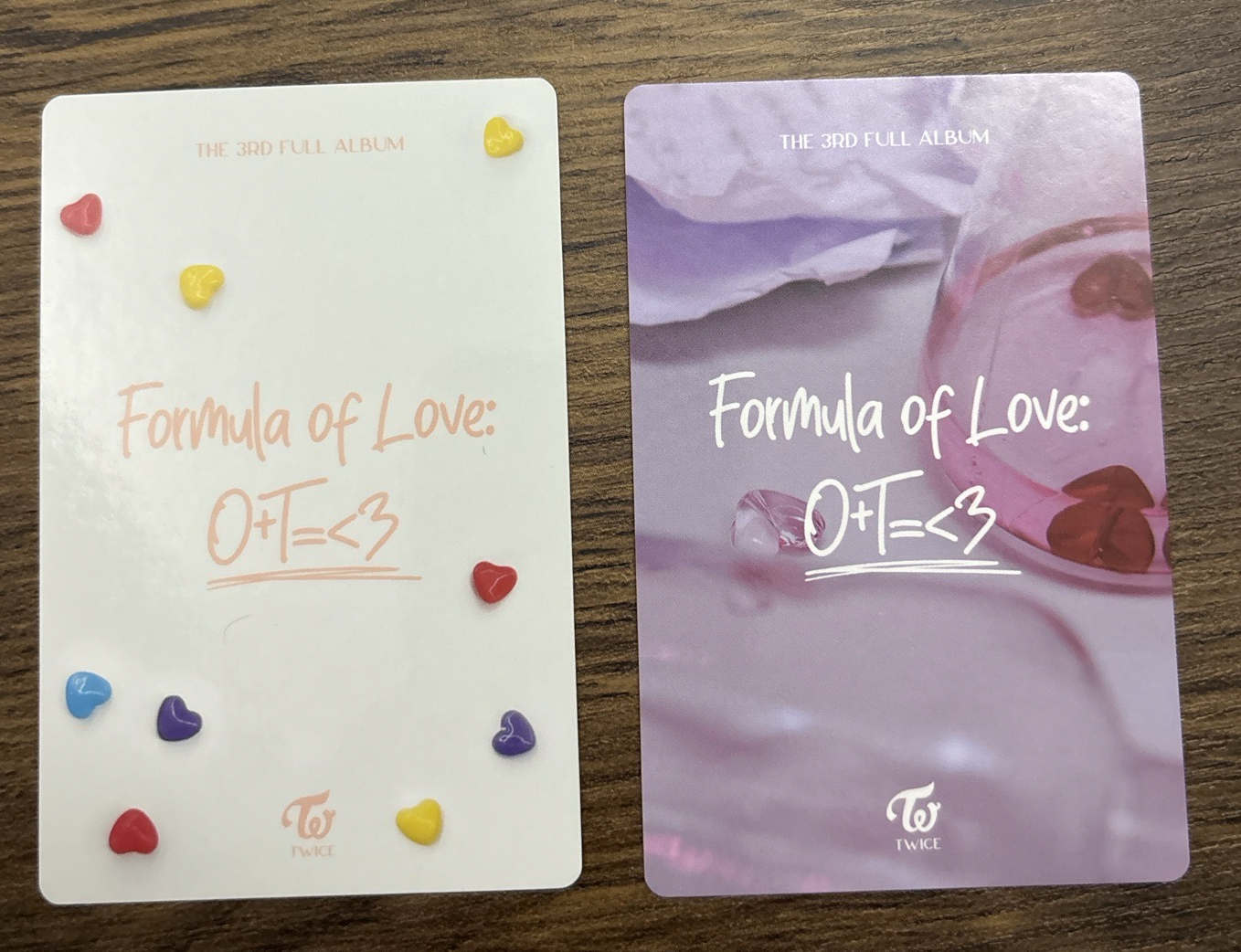 紗紗 Formula of Love: O+T=<3預購禮小卡區💜