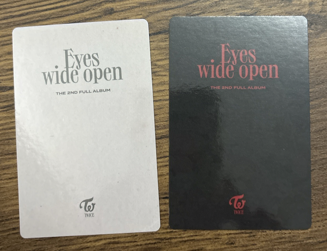 紗紗 Eyes Wide Open 小卡區💜