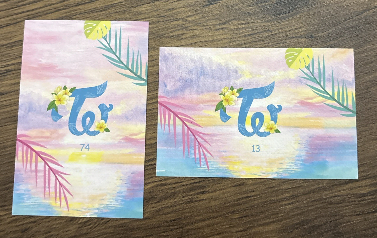 紗紗 2020年曆卡 變化卡💜