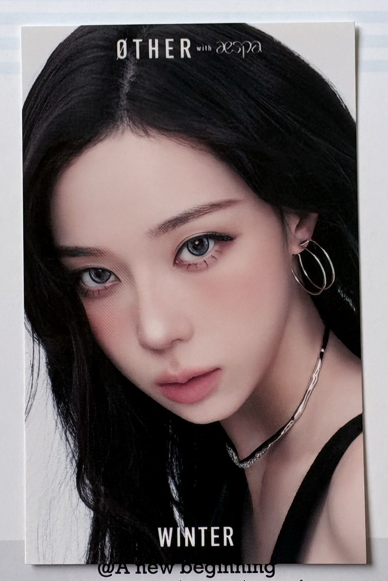 冬美瞳貼紙卡❄️