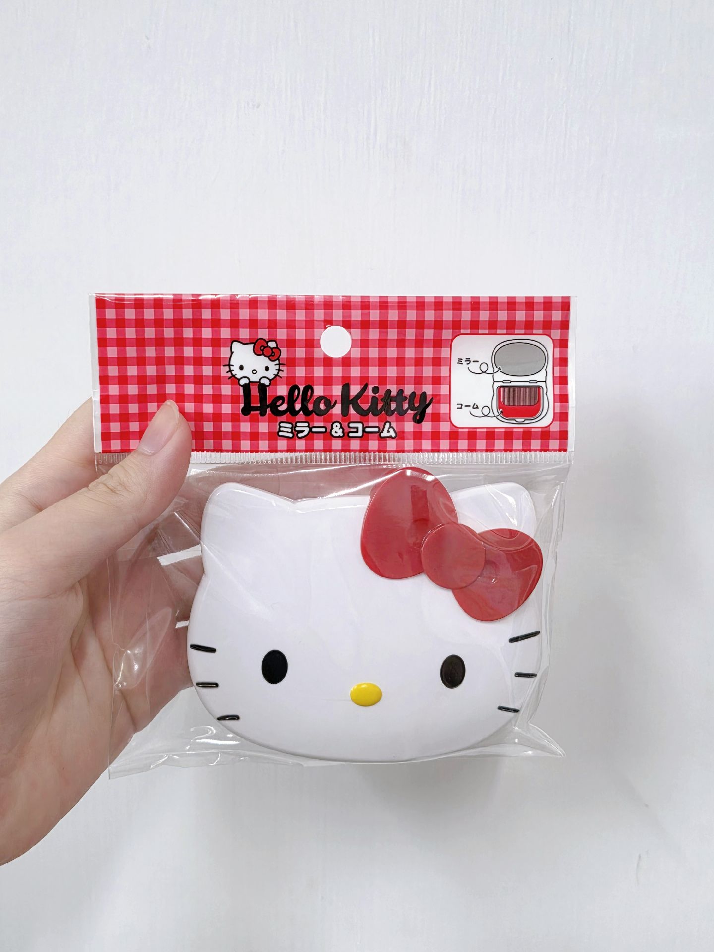 日本三麗鷗 Kitty鏡梳組合 現貨