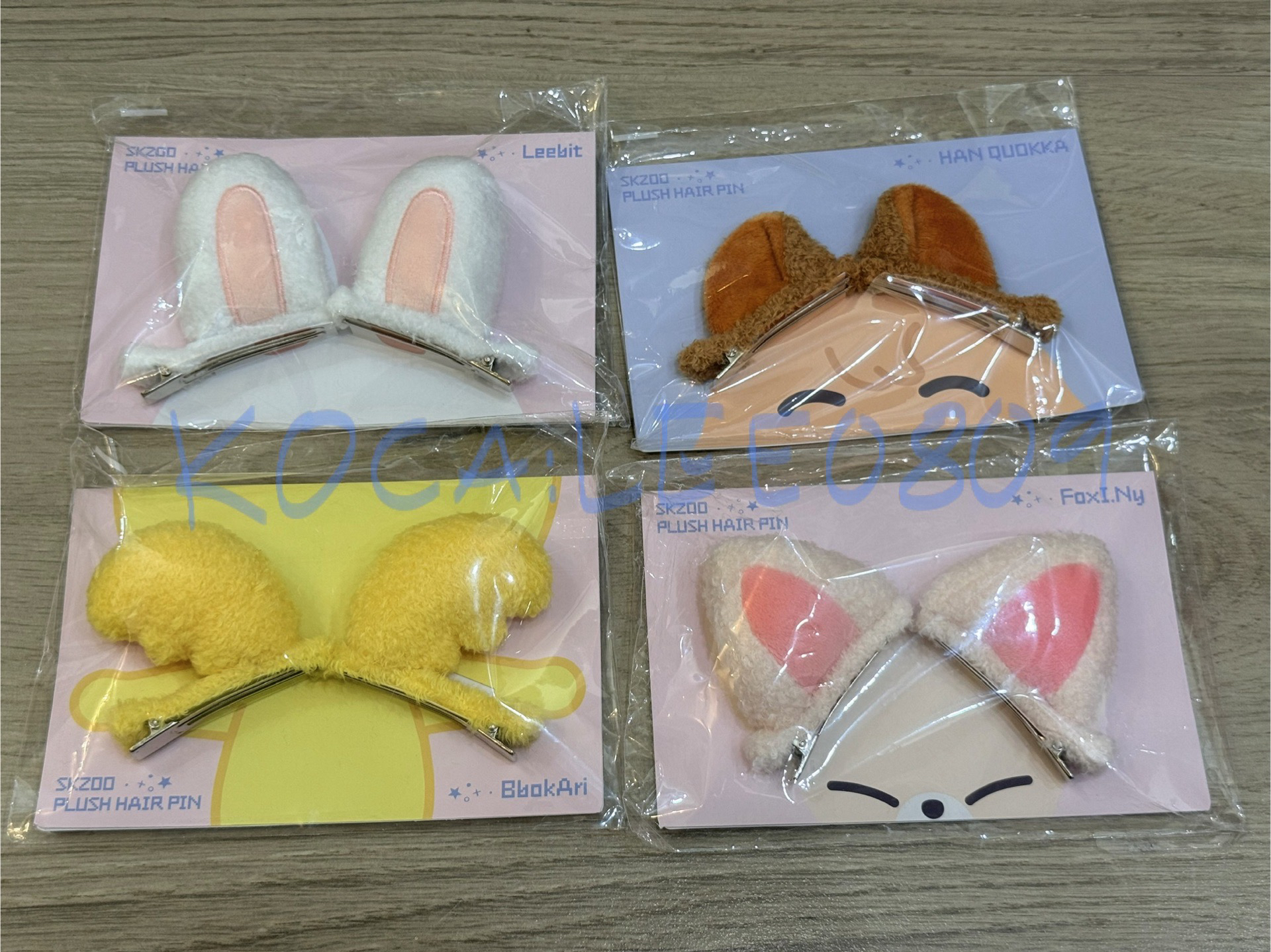 現貨 全新 含綁 Stray kids FM 線下場週 耳朵髮夾