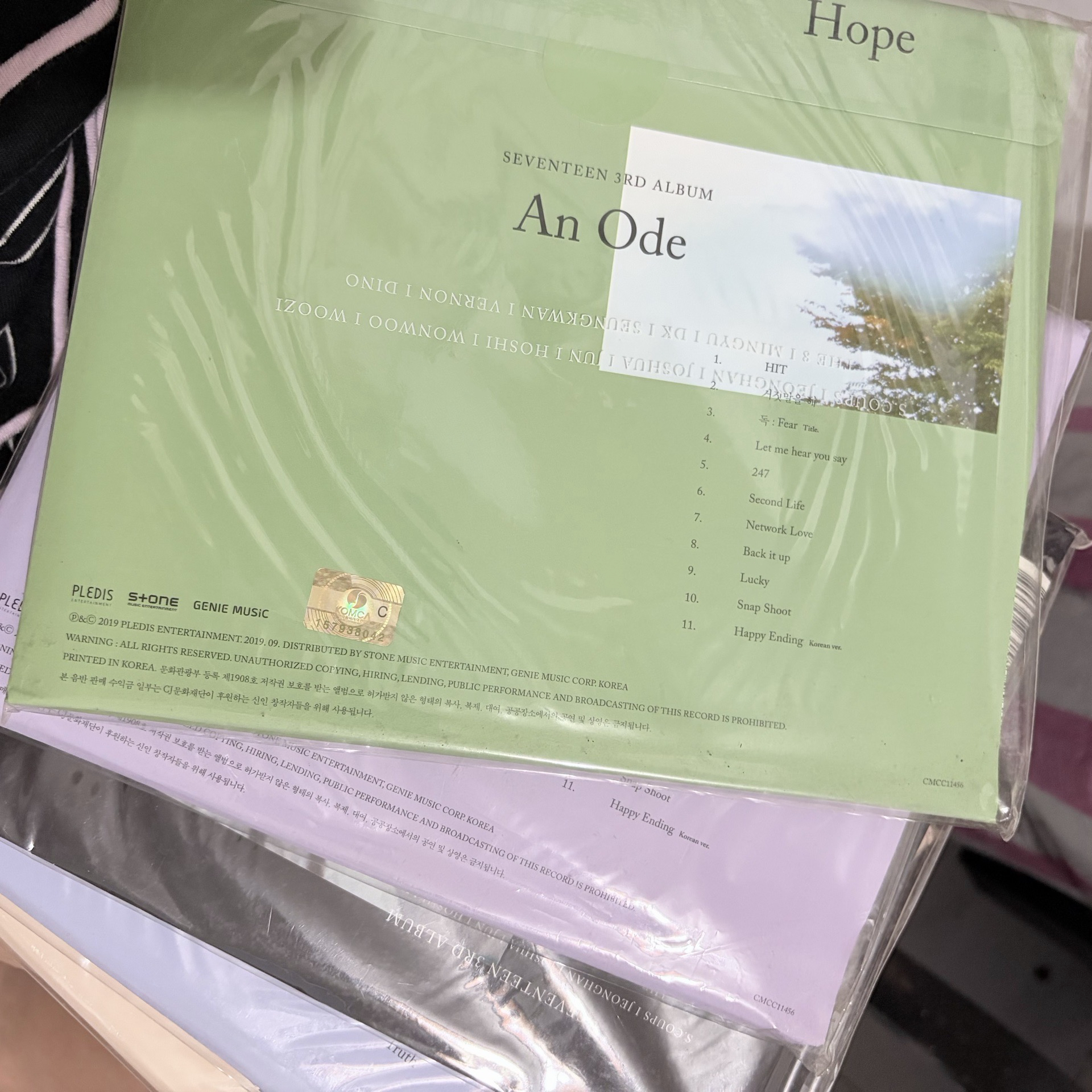 Seventeen an ode正規三空專