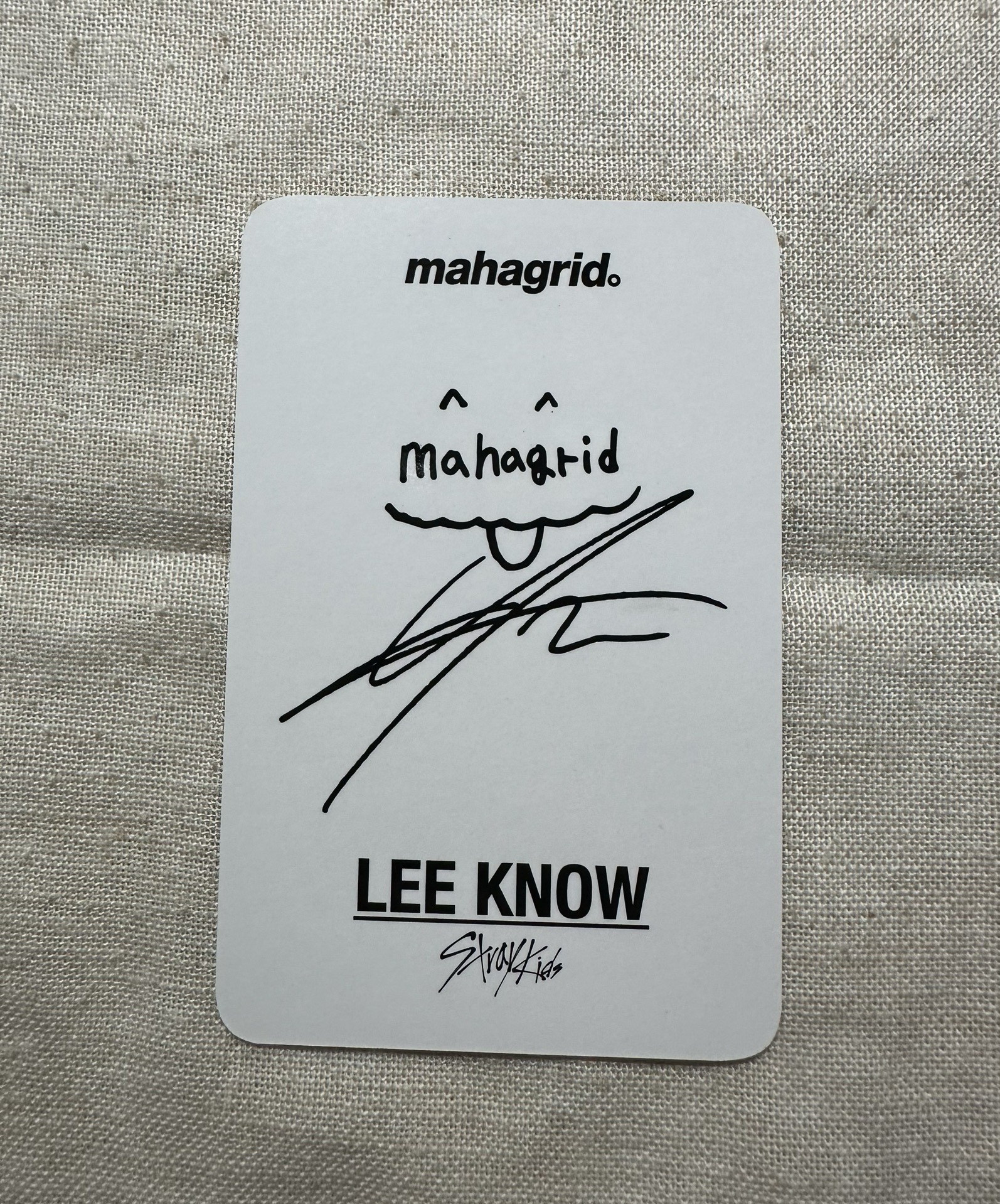 MAHAGRID 1.0 代言卡 旻