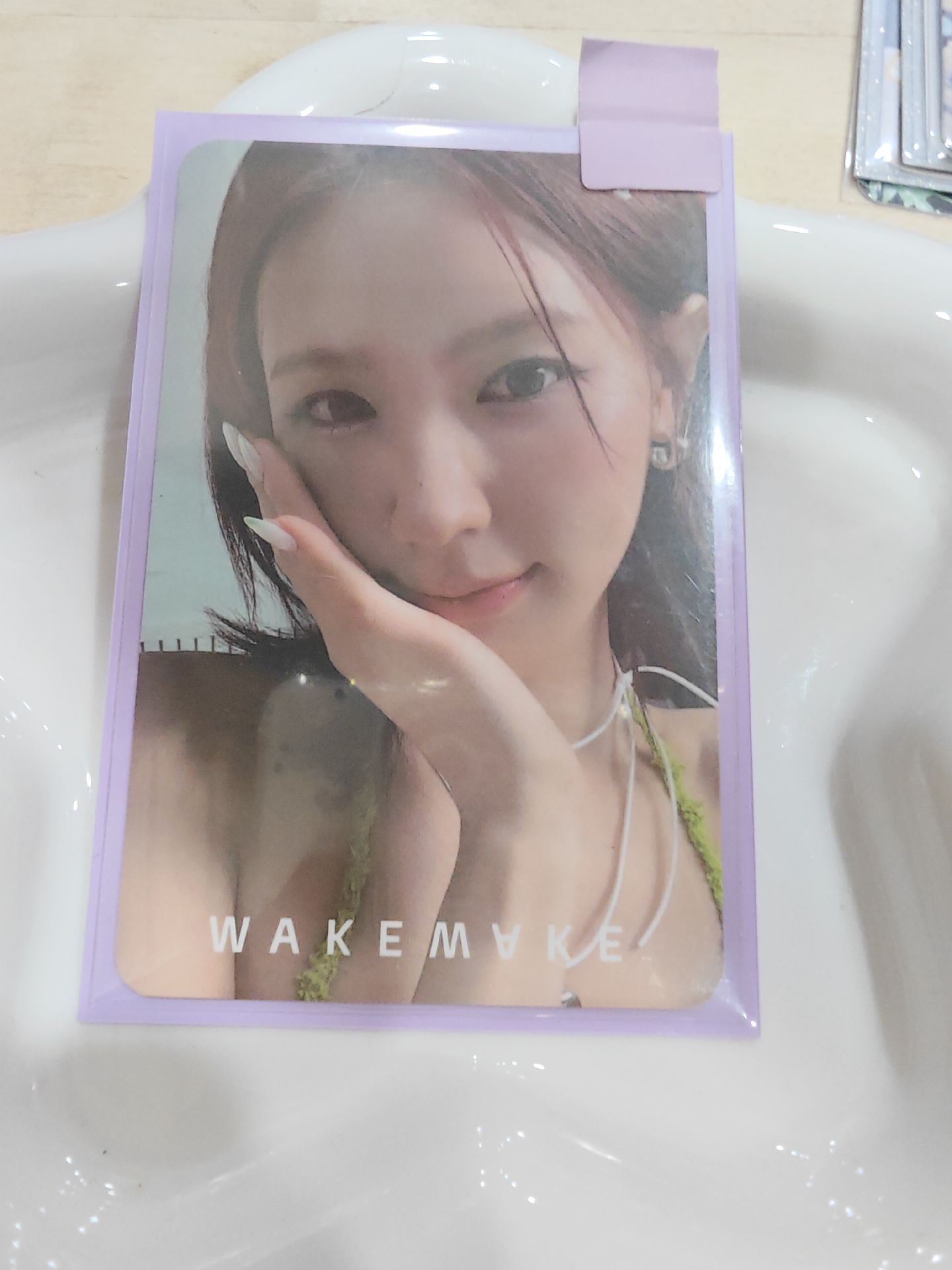 面wakemake代言卡