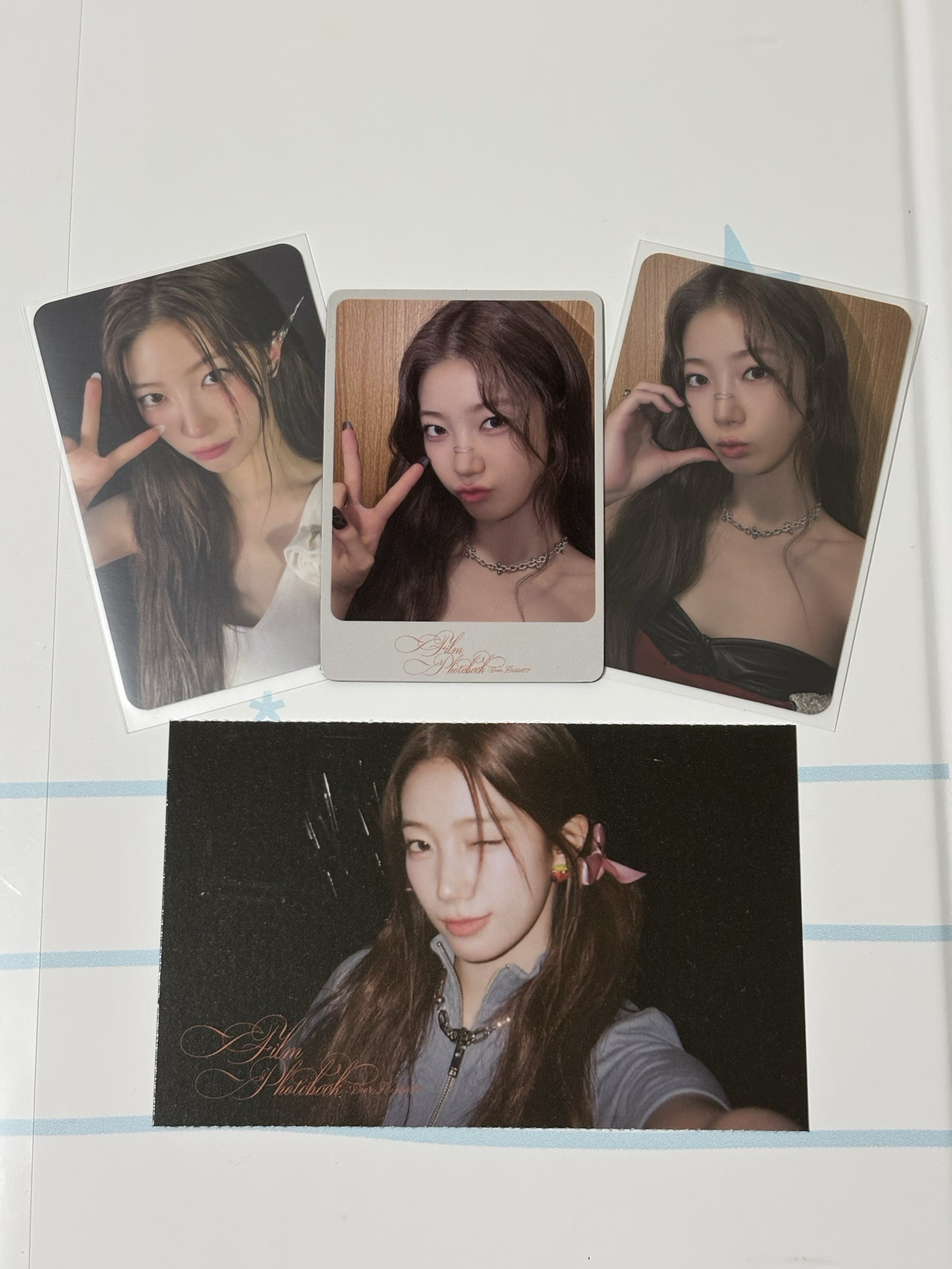 回憶錄小卡+相片卡+AM特典磁鐵 葉