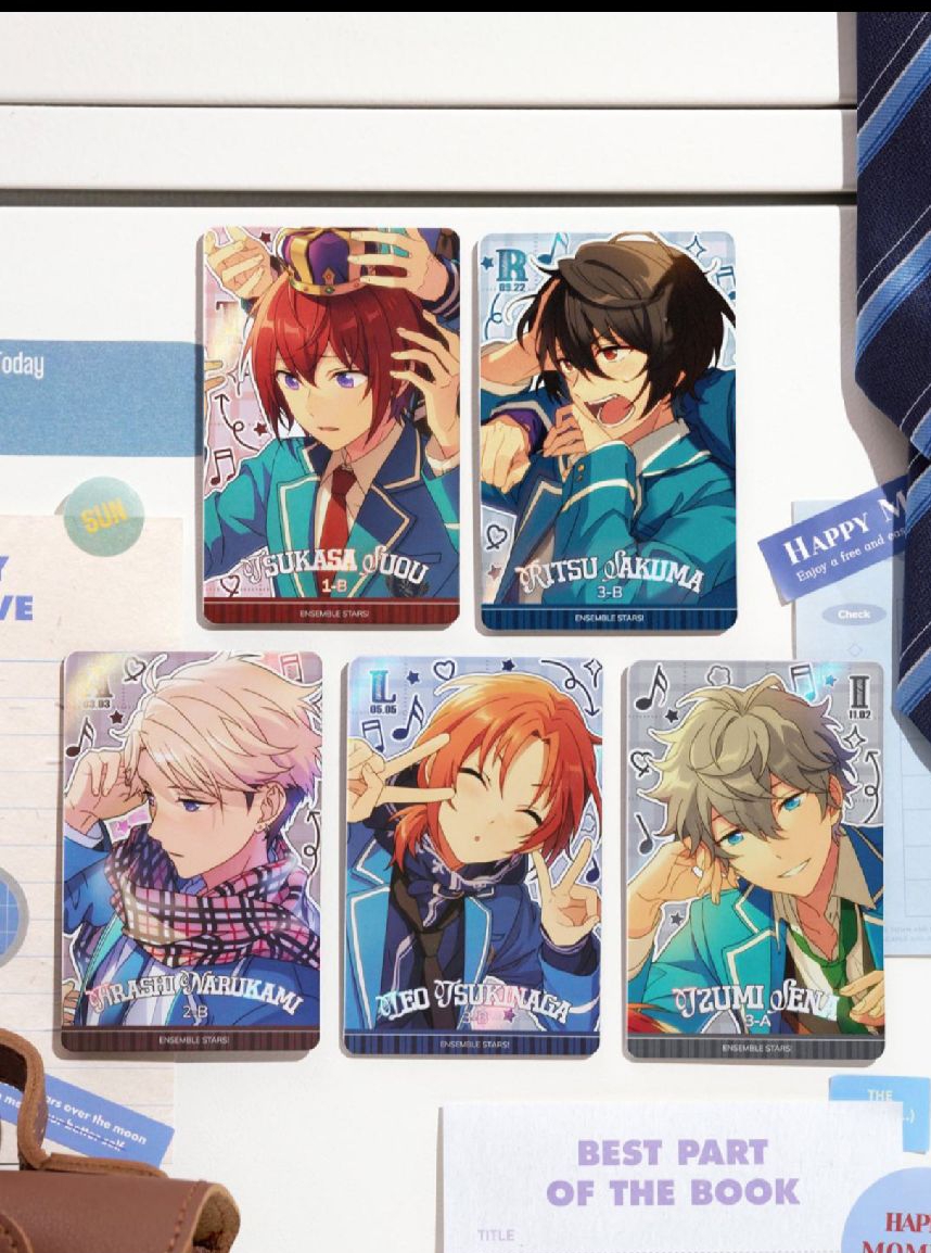 樂愛豆 制服小卡 第二彈