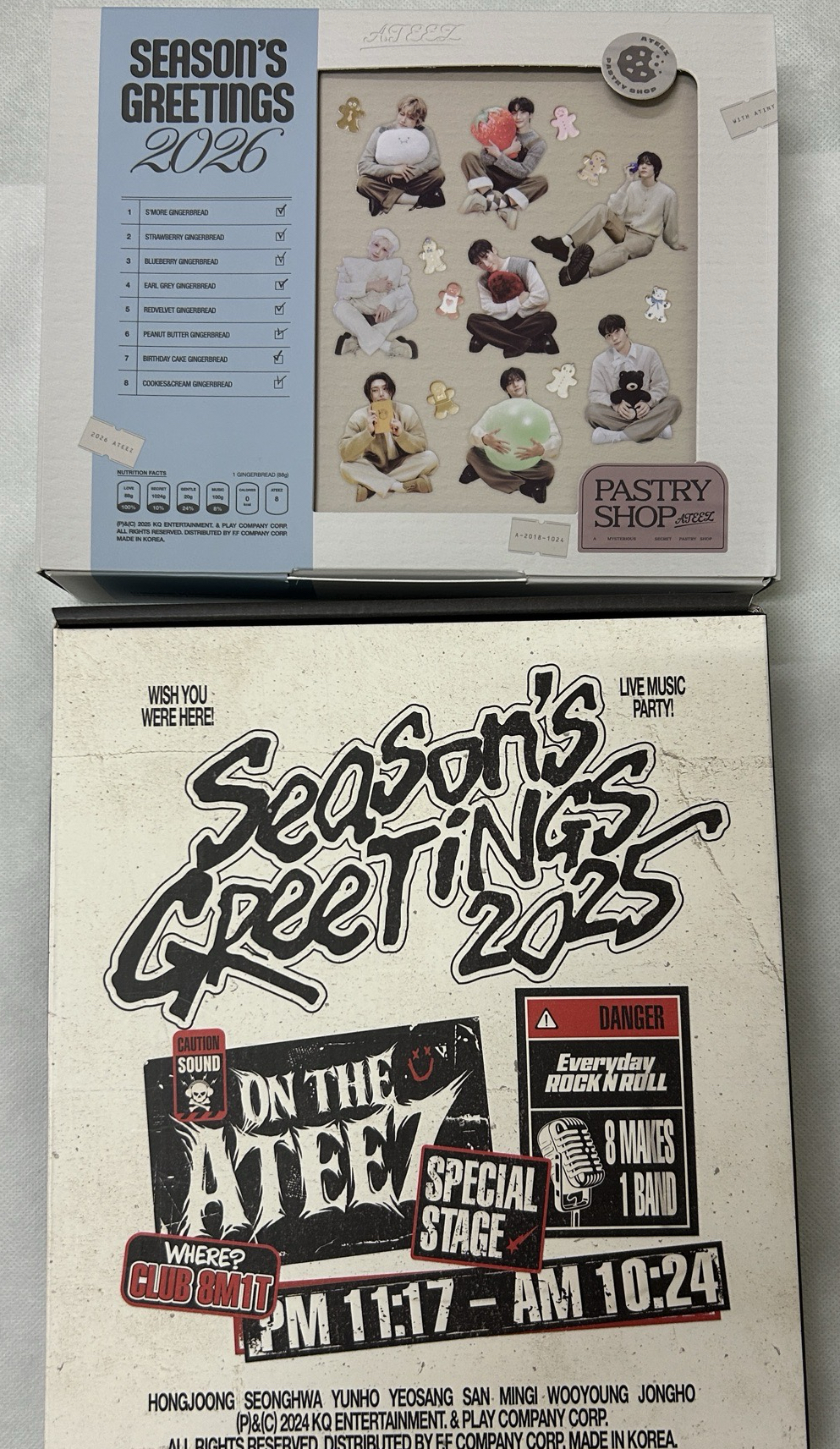 ATEEZ 2025、2026年曆