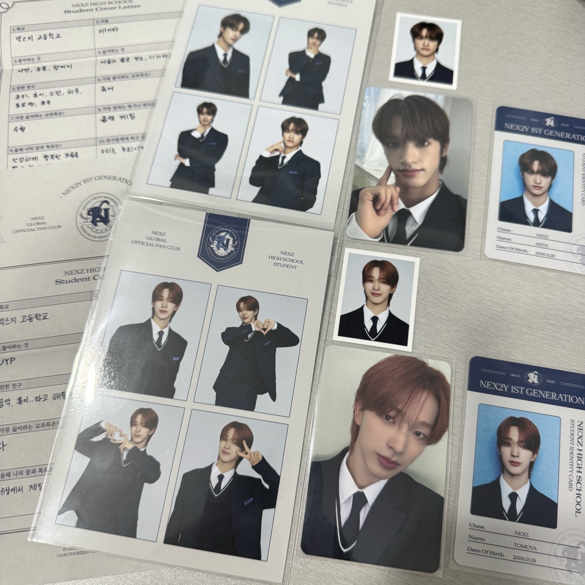 一期會員禮 會員禮卡 學生證 證件照 會員裡小卡