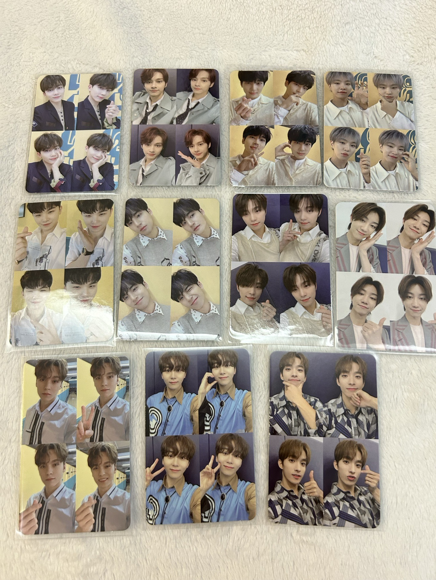 SEVENTEEN 迷七 四格卡