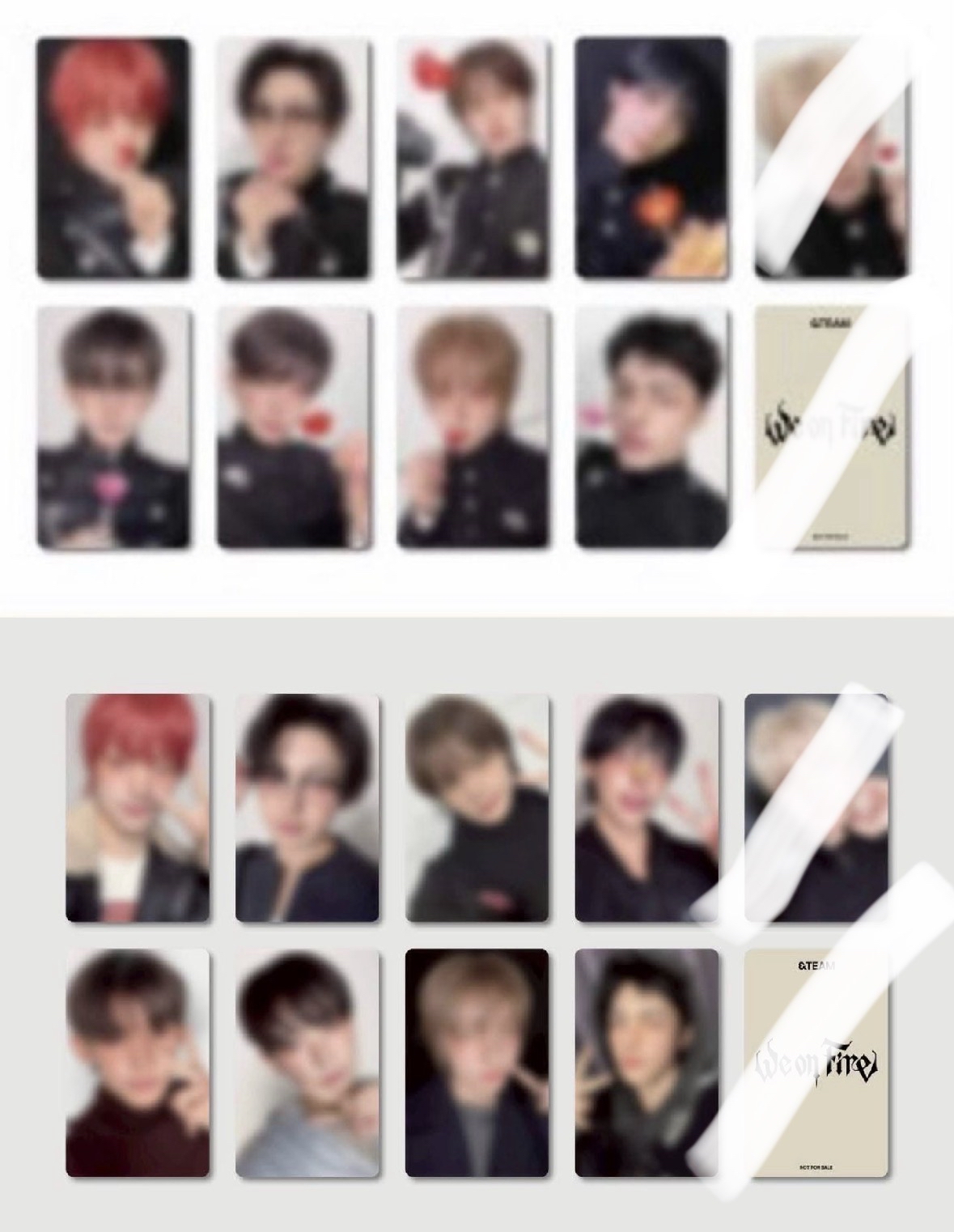 &TEAM WOF 環球P簽+特典卡 成員set