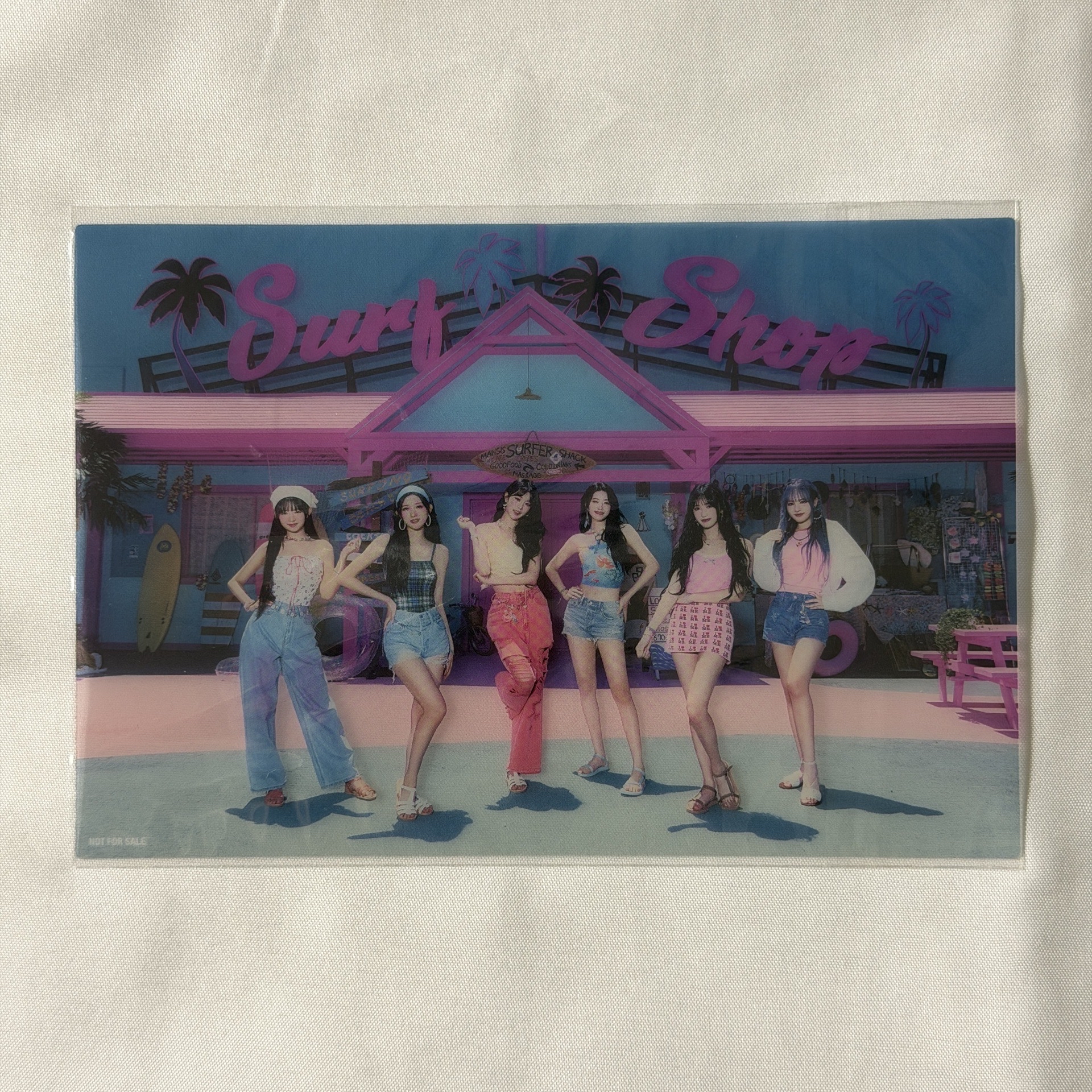 IVE 日專ALIVE 塔店限定透明明信片