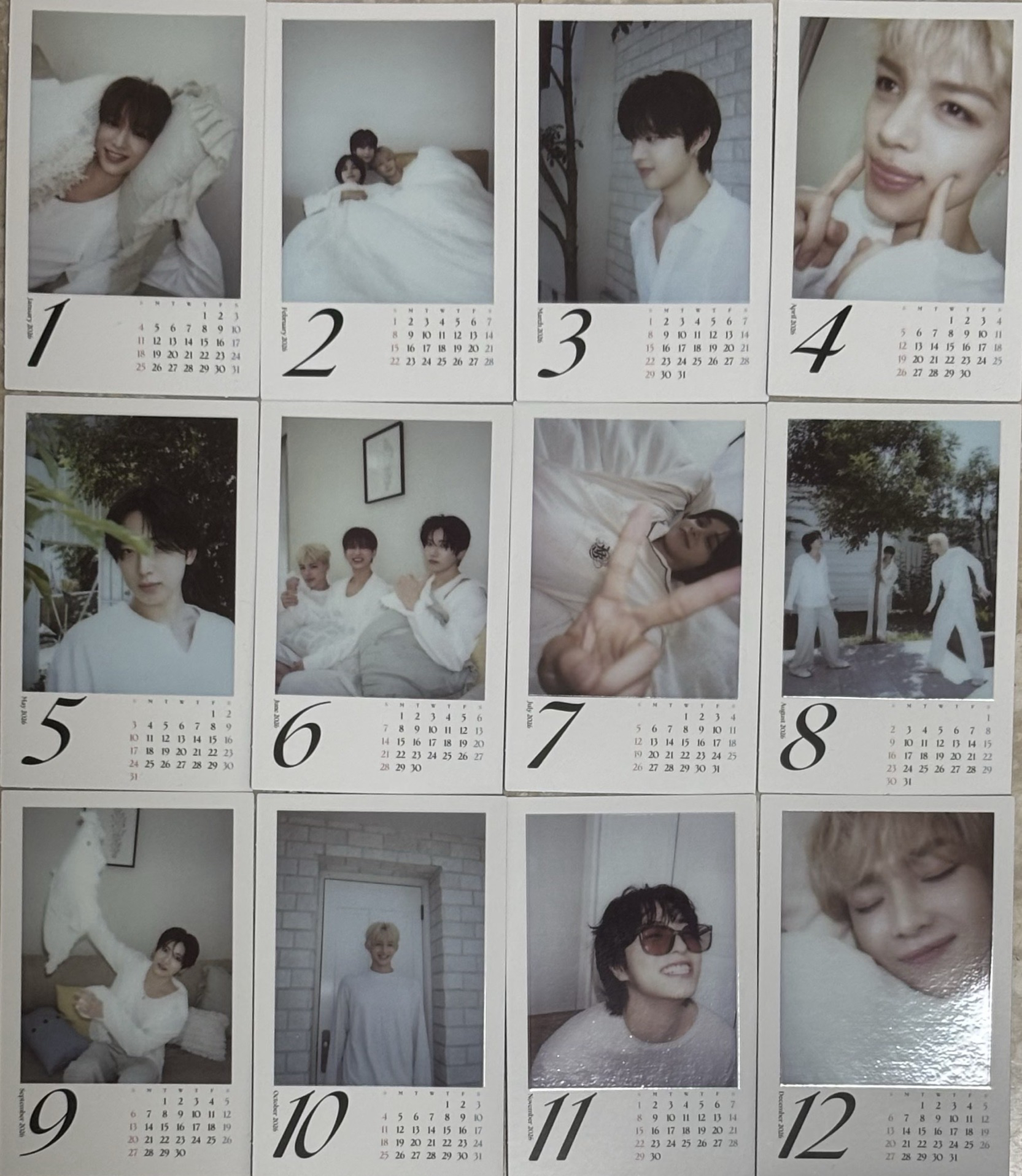 26年曆本卡（整套不拆）