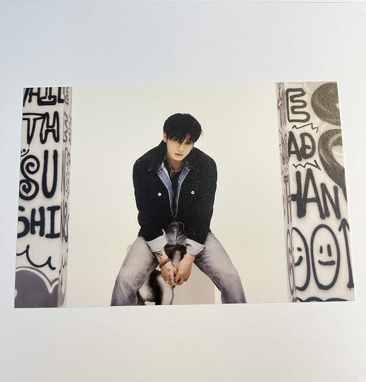 柾國golden黑膠明信片