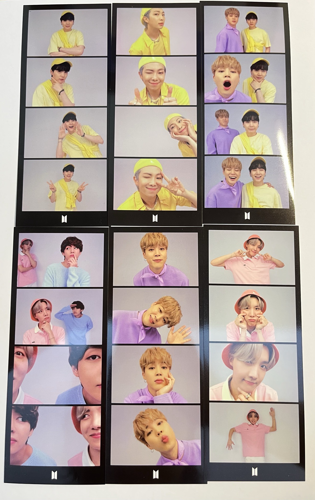 八週年倒數日曆明信片、人生四格