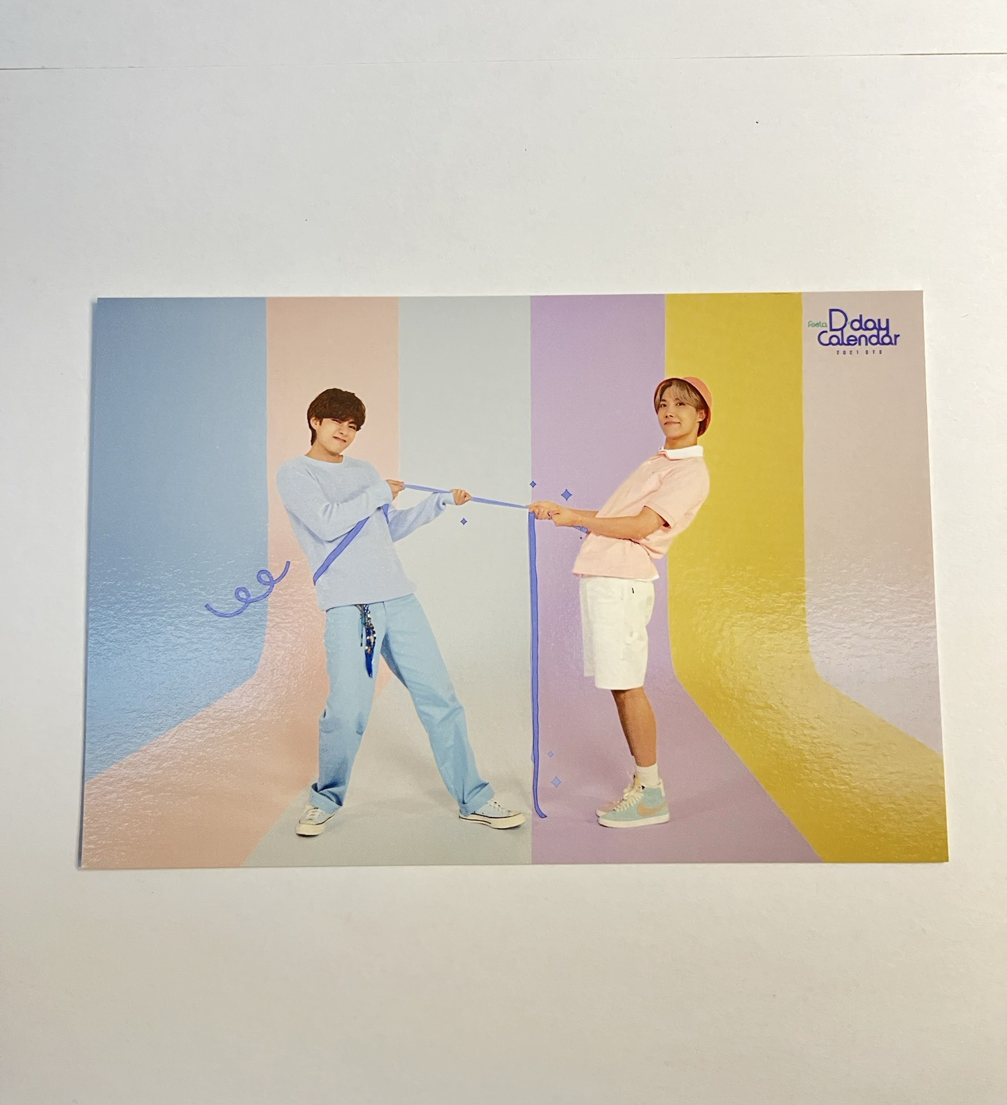 八週年倒數日曆明信片、人生四格