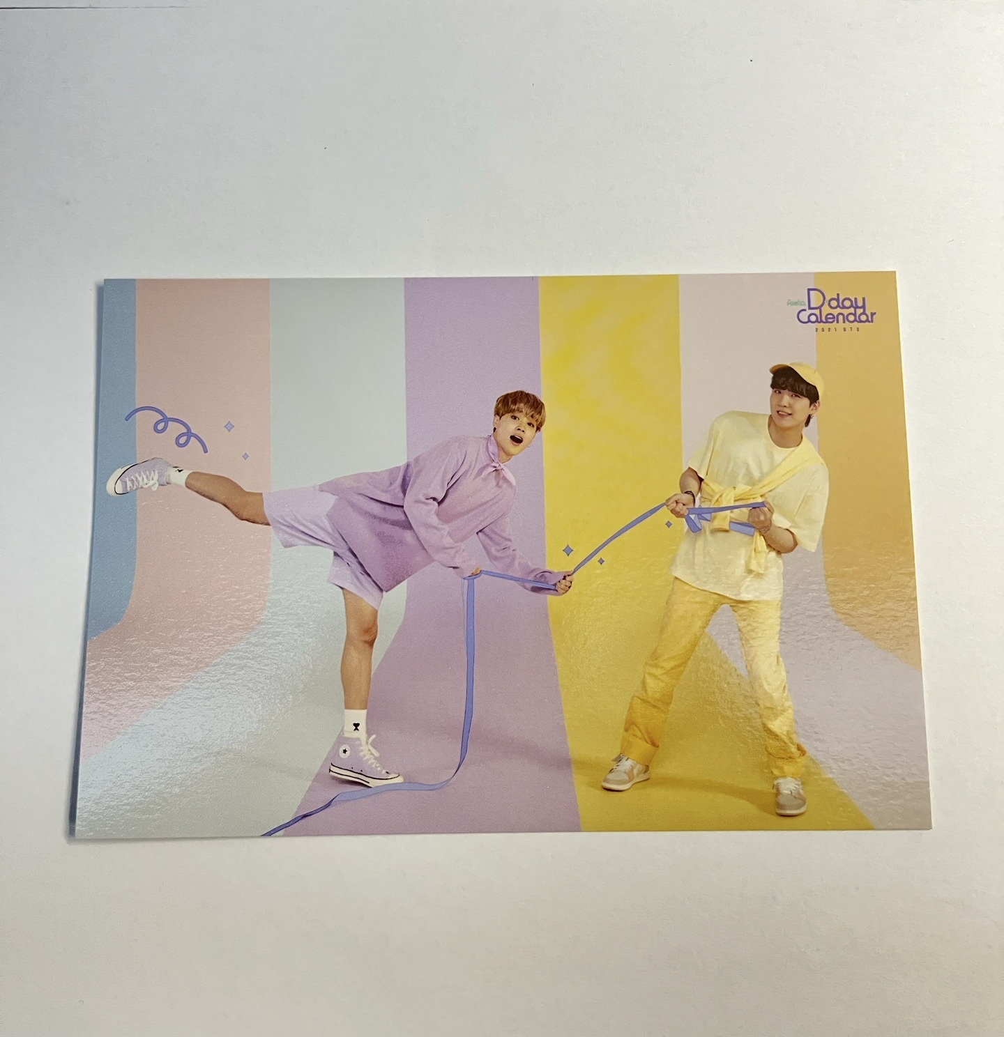 八週年倒數日曆明信片、人生四格