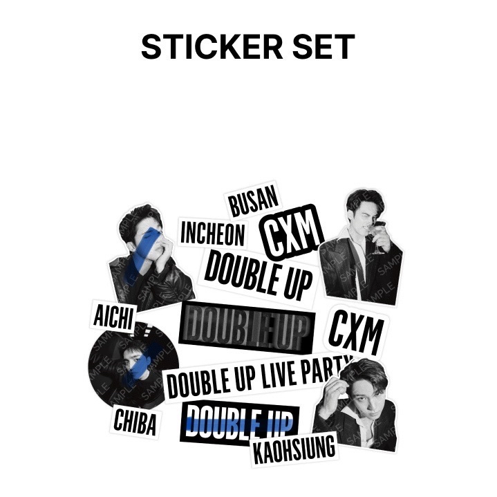 DOUBLE UP 貼紙＋奎小卡組