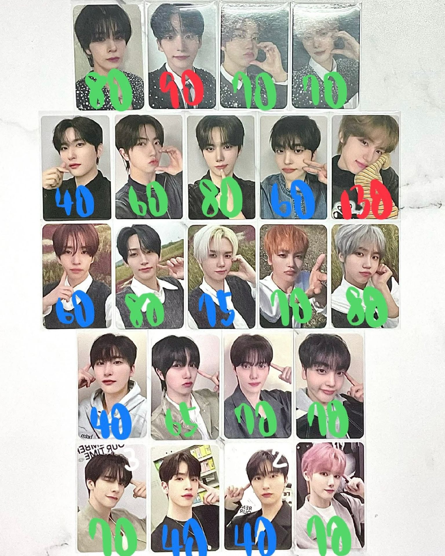 cravity 小卡單出出清-2 套卡拆出