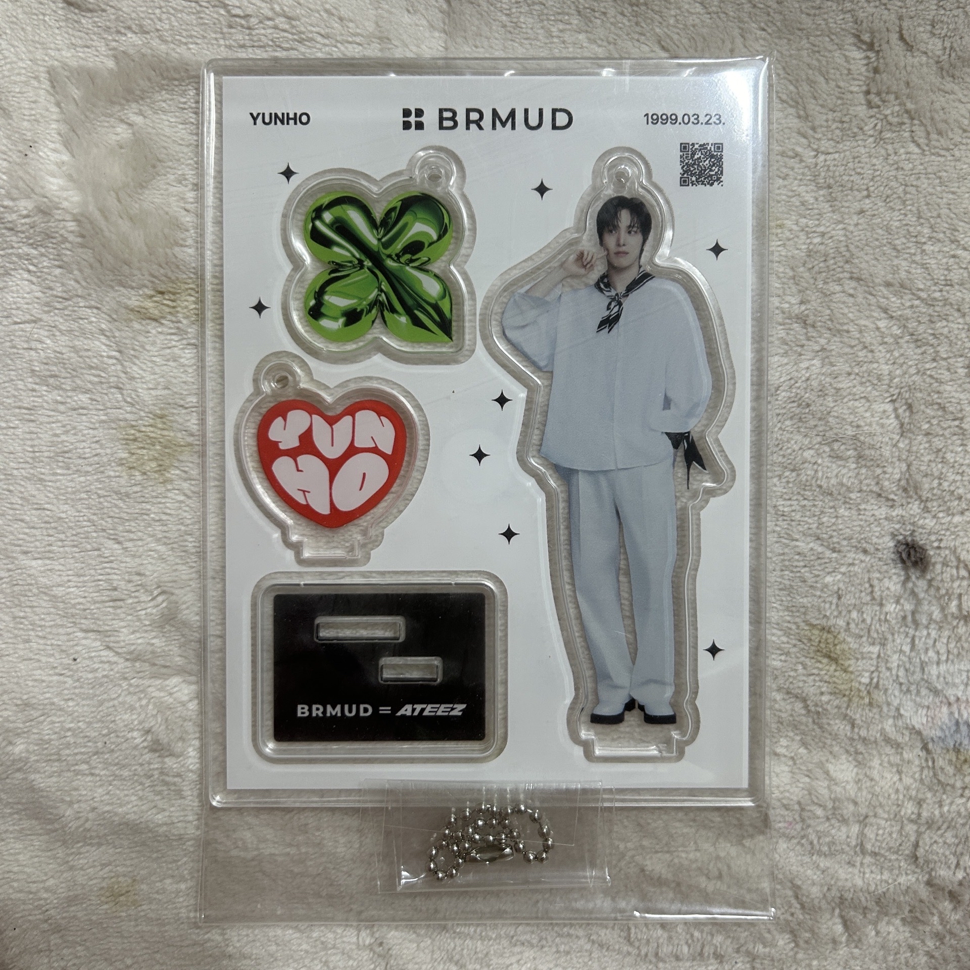 ATEEZ｜丁潤浩 BRMUD 3.0 代言卡 鑰匙圈吊飾