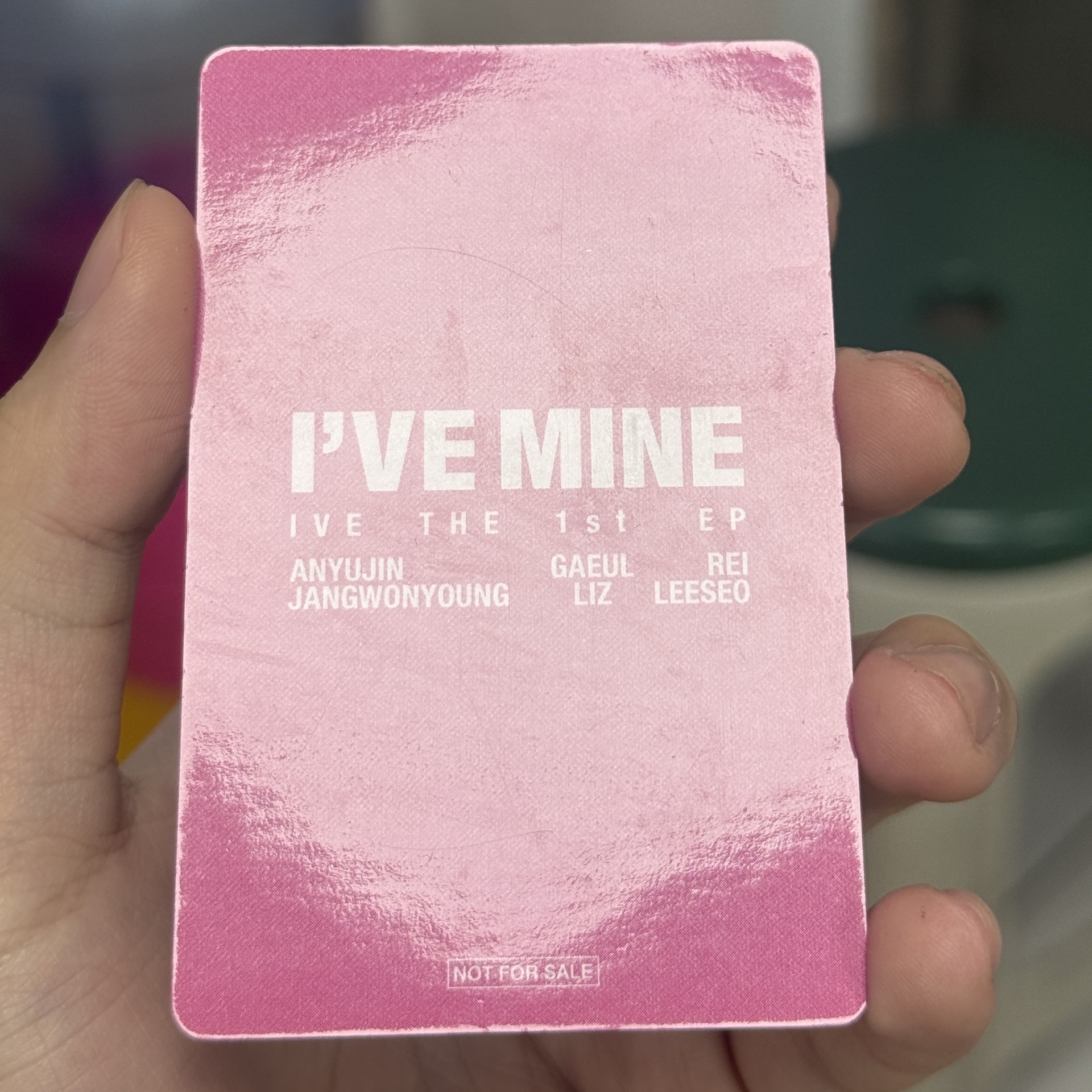 I'VE MINE 入場卡 / 場限卡 2/1 福岡場限特典 員