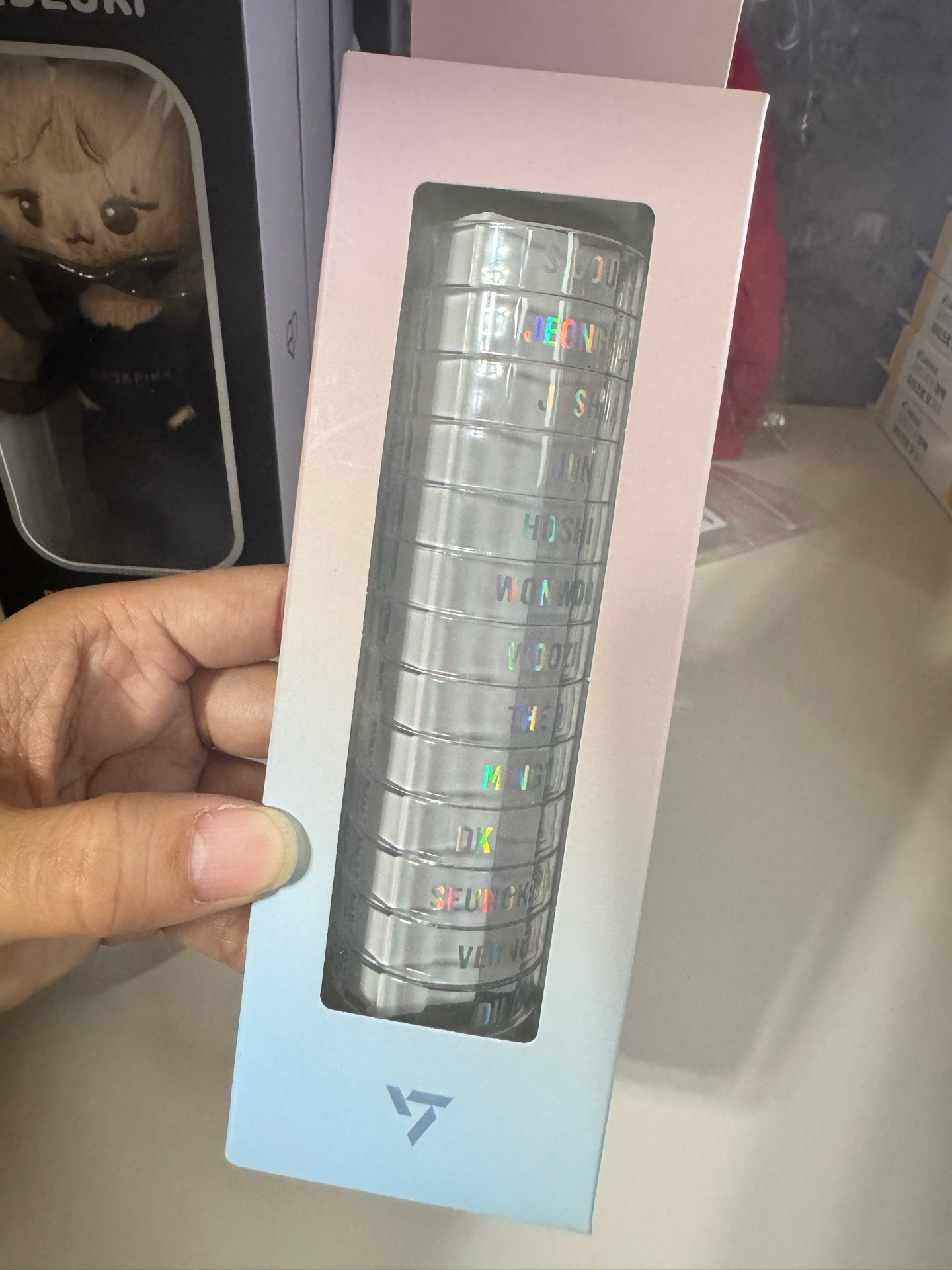 現貨 SVT 姓名環、手燈環