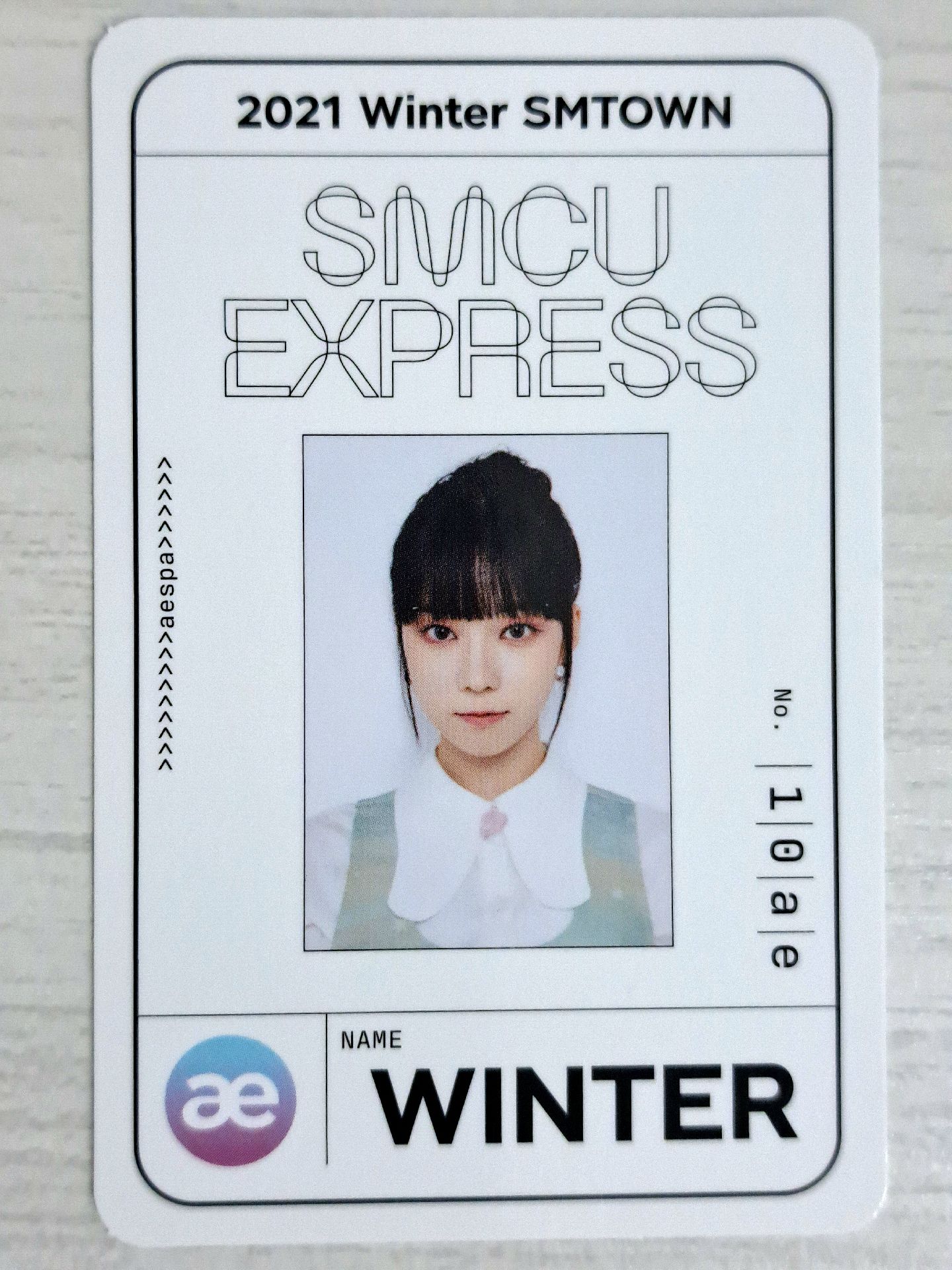 21SMCU 專輯卡 團封id冬