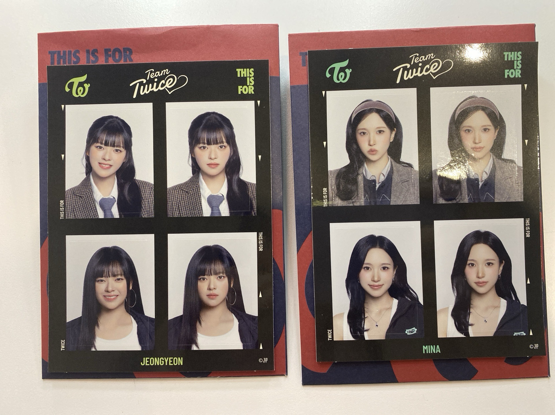 現貨❤️TWICR 新國立 六巡 證件照 證件照貼紙 南 mina + 定延