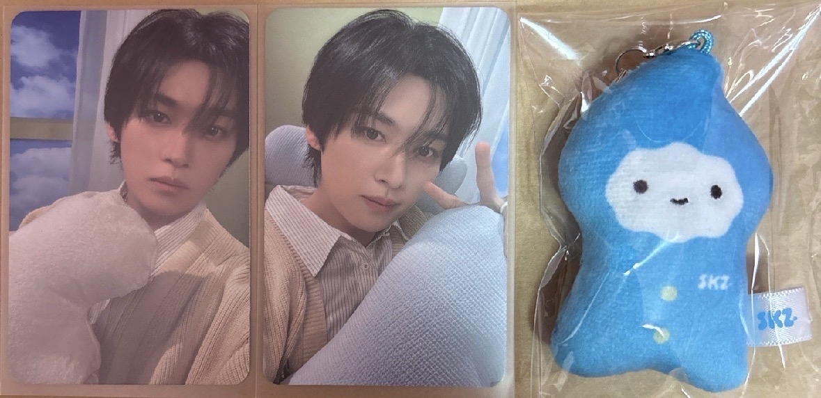 Stray kids 李旻浩 5期會員禮 會員禮卡 晴天娃娃吊飾