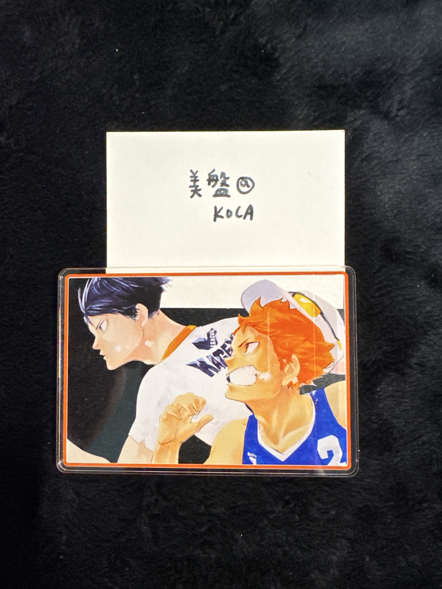 排球少年 日向翔陽 影山飛雄 壓克力 數據卡 第一彈 原畫 隱藏版