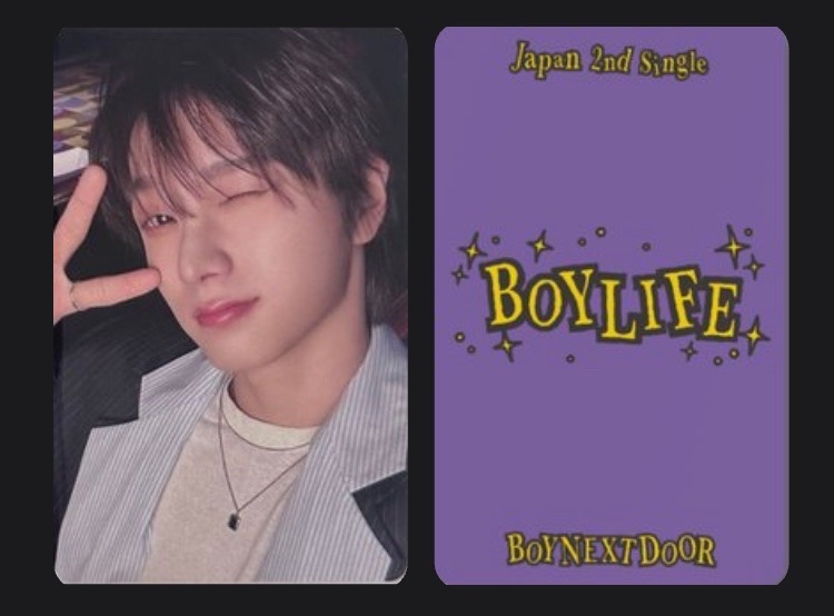 ✋🏻朴成淏 boylife日咖單封特典